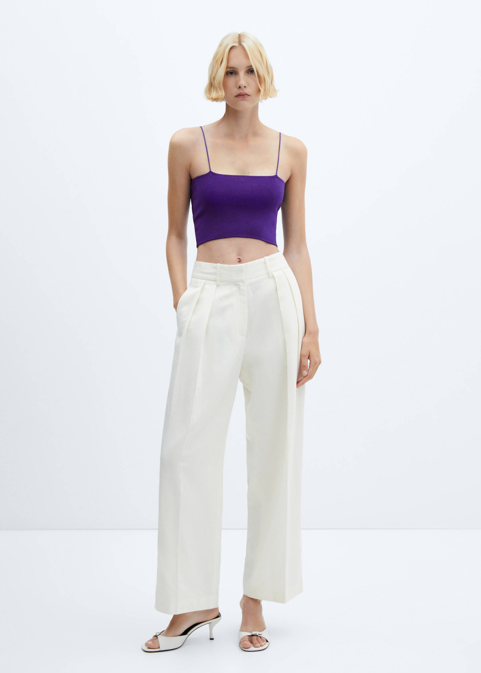 Crop top maille - Plan général