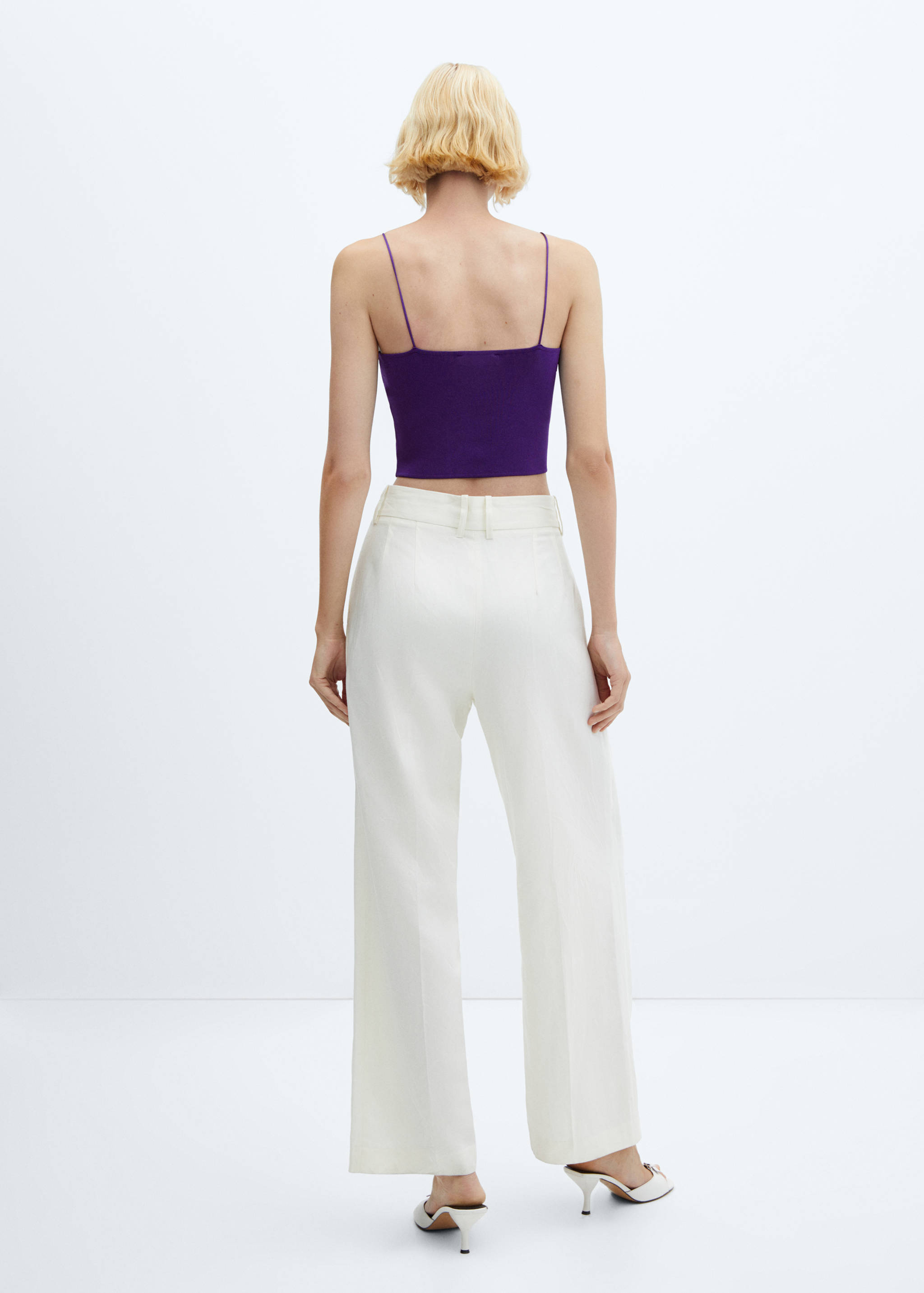 Crop top maille - Verso de l’article