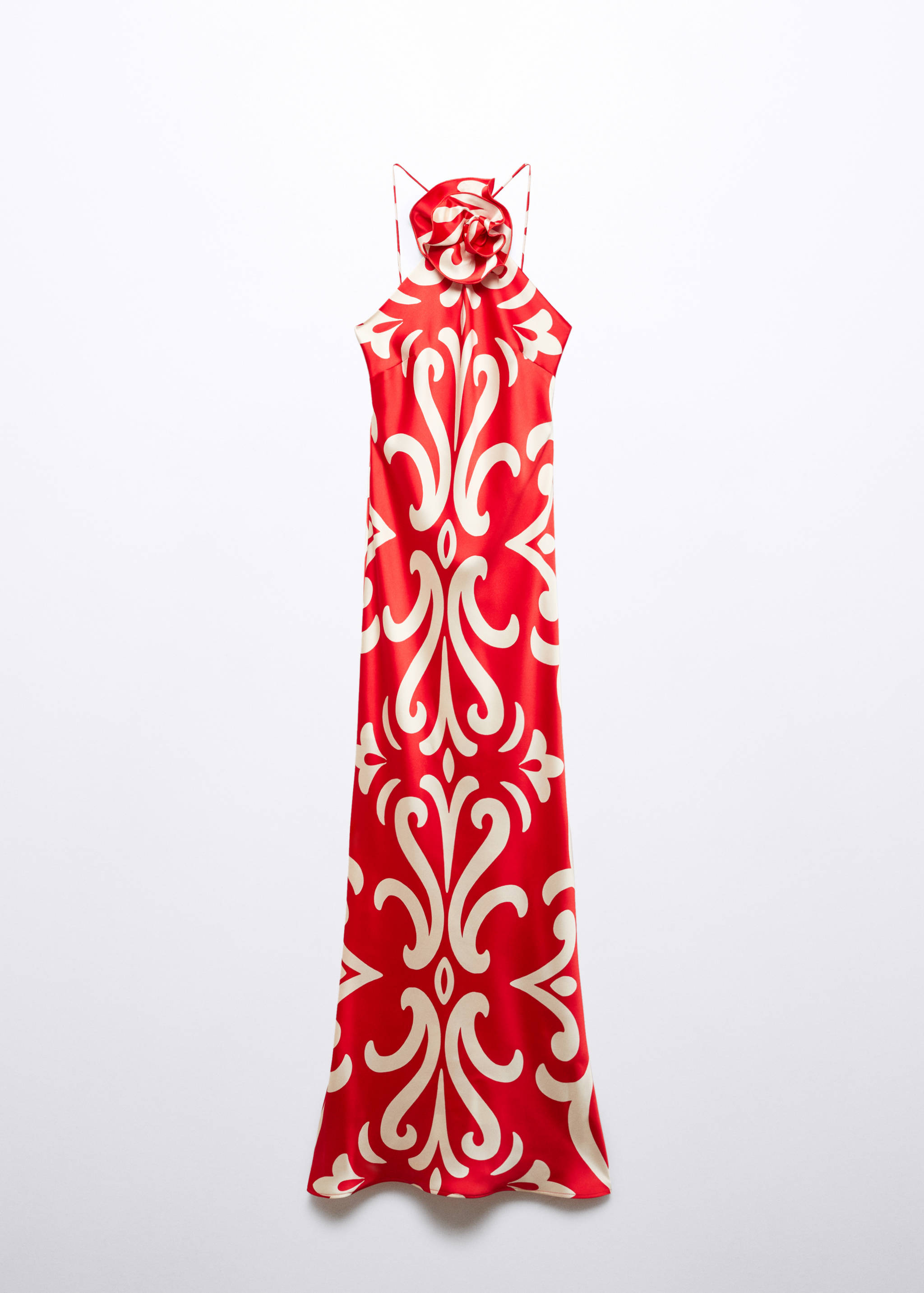 Halter dress with flower detail - Article without model