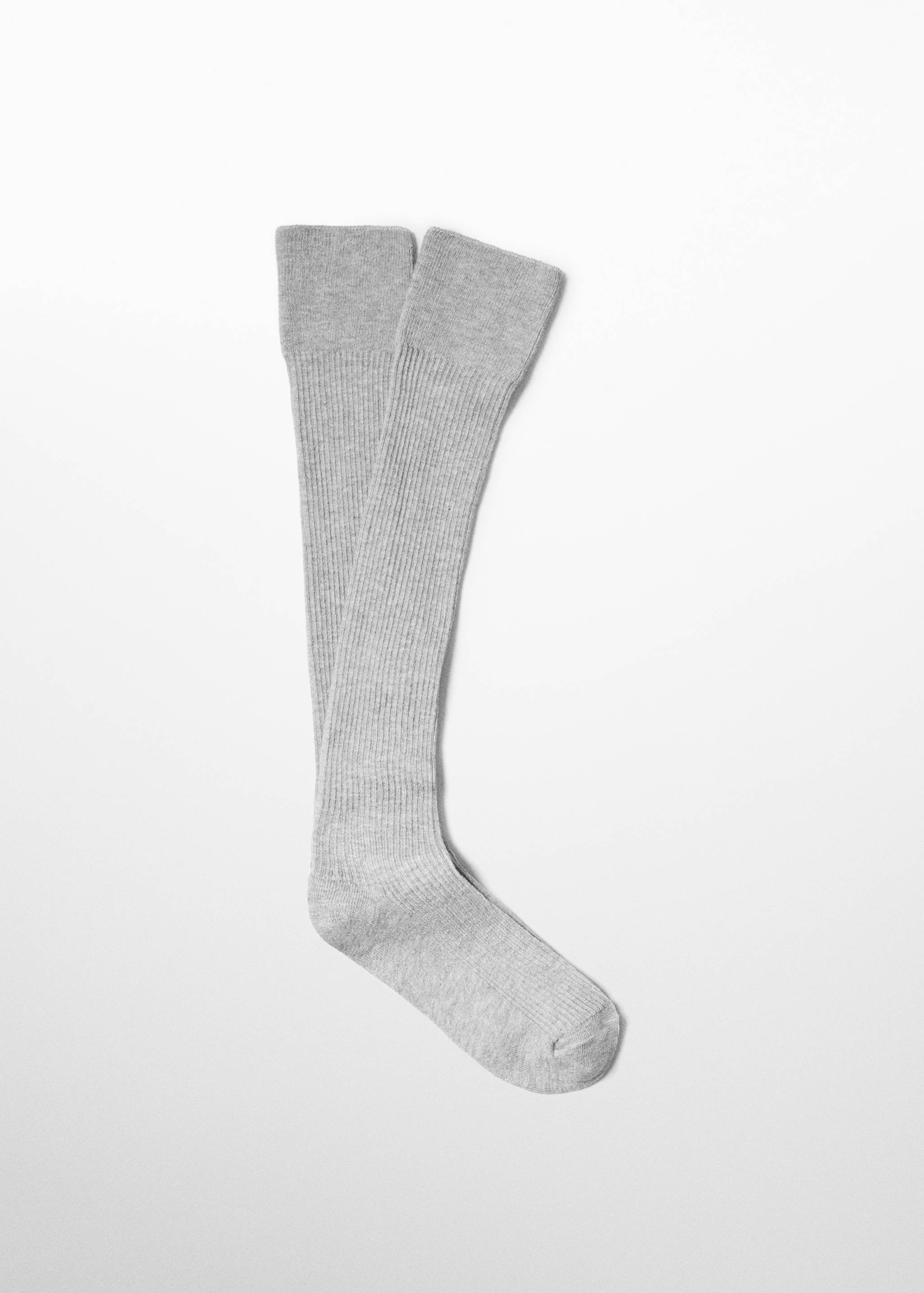 Гольфы в рубчик - Изделие без модели