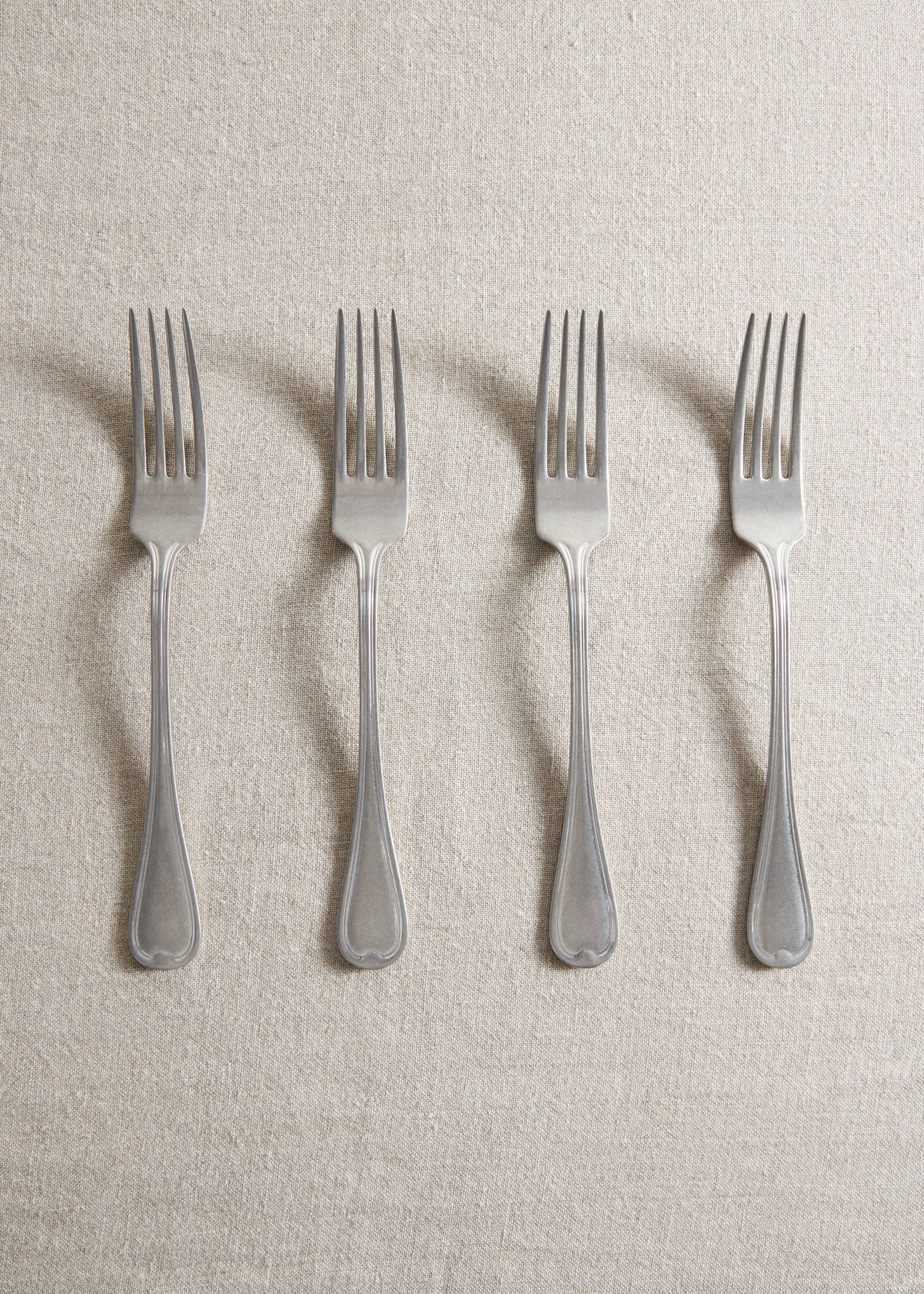 Pack 4 forchette argento anticato - Piano generale