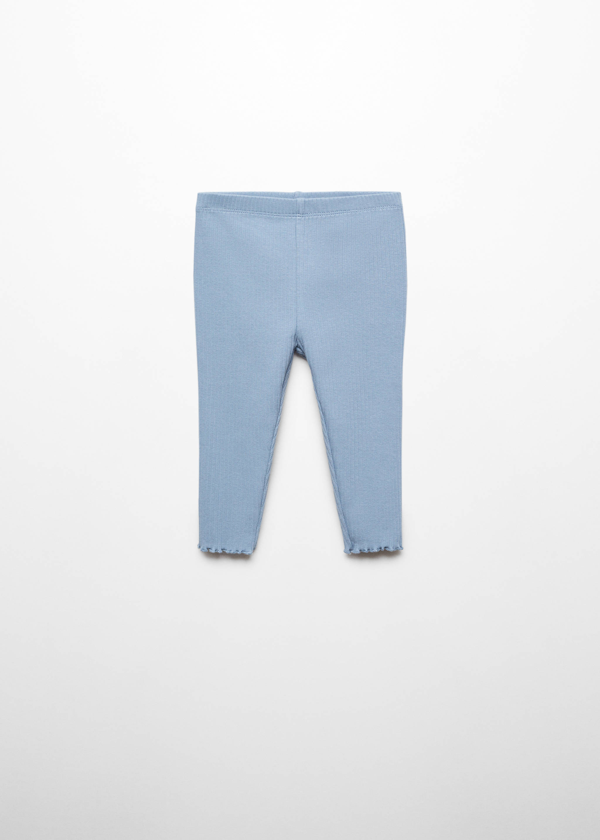 Cotton ribbed leggings - Article without model