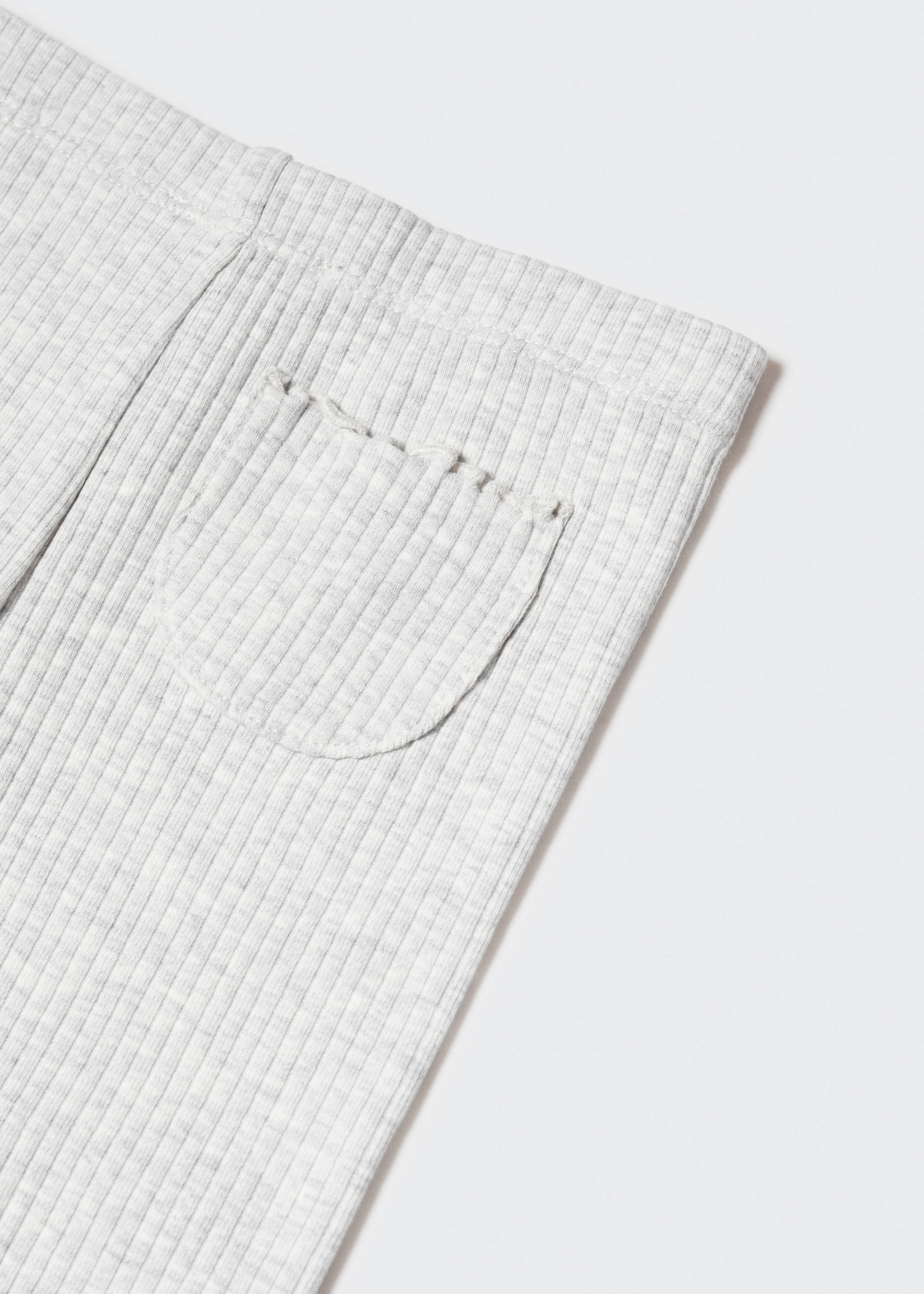 Cotton ribbed leggings - Details of the article 8
