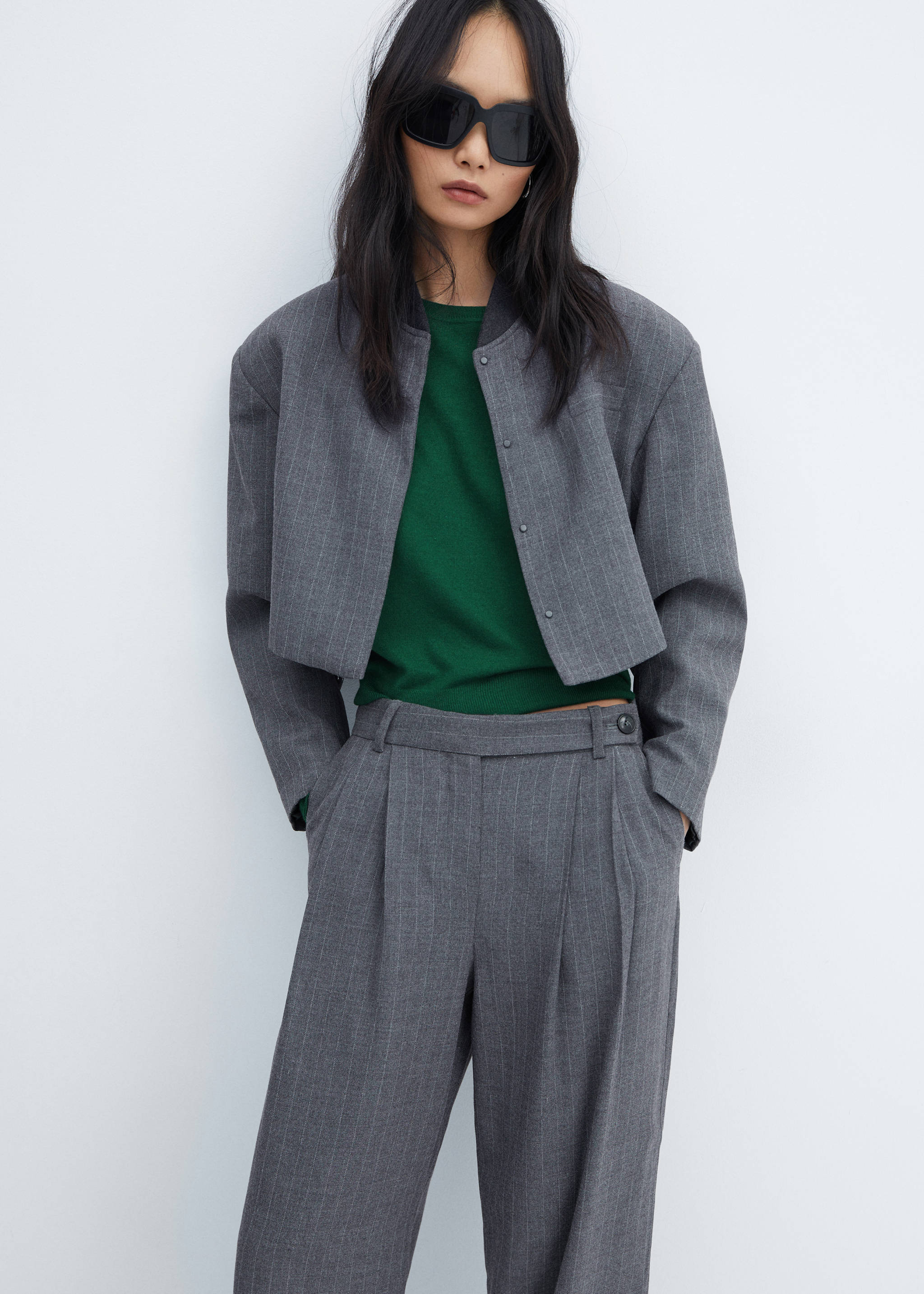 Fine-knit crew-neck sweater - Details of the article 2