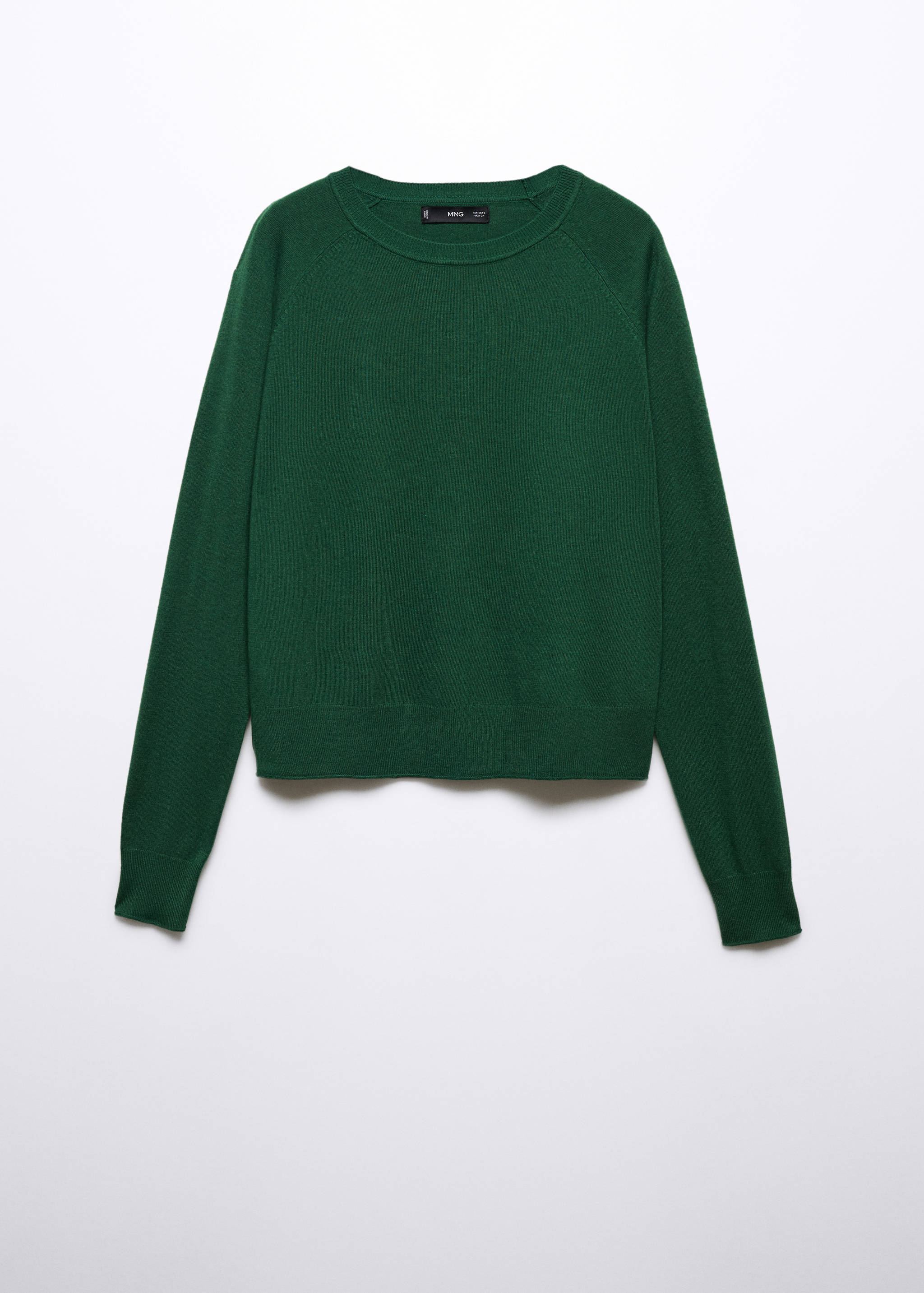 Fine-knit crew-neck sweater - Article without model