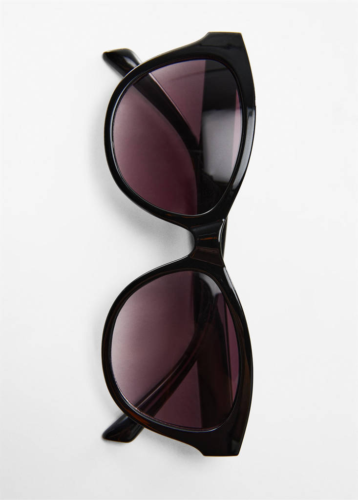 Resin frame sunglasses — Black