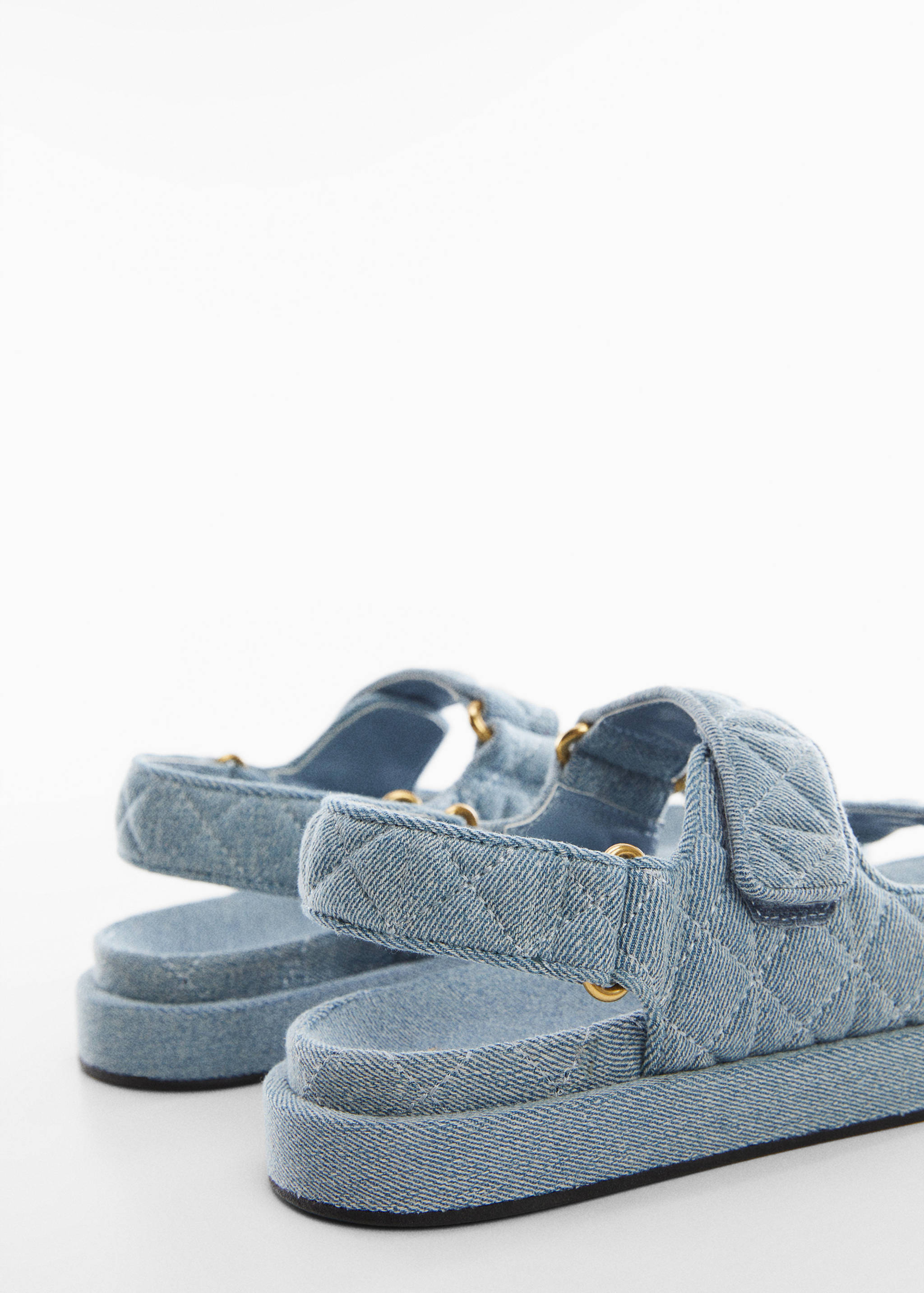 Sandales en jean matelassées - Détail de l'article 1