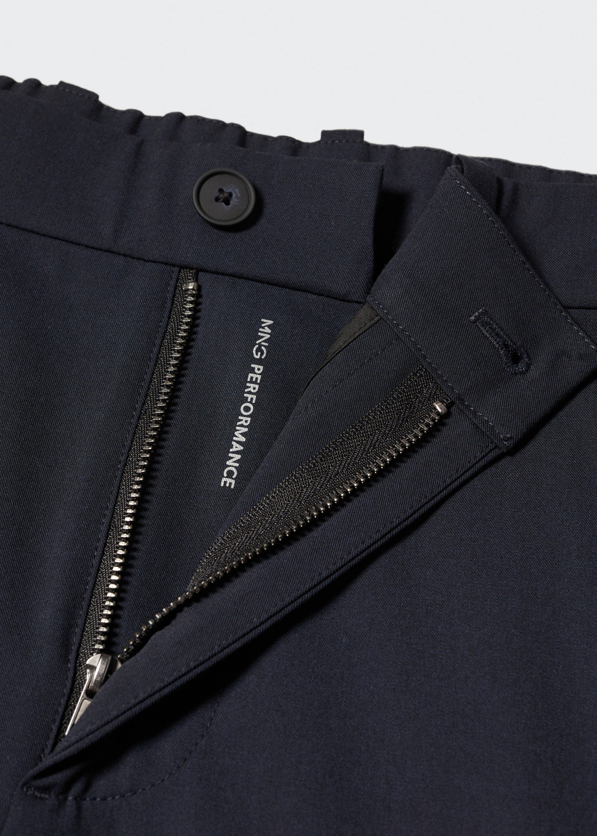 Slim fit stretch trousers - Details of the article 8