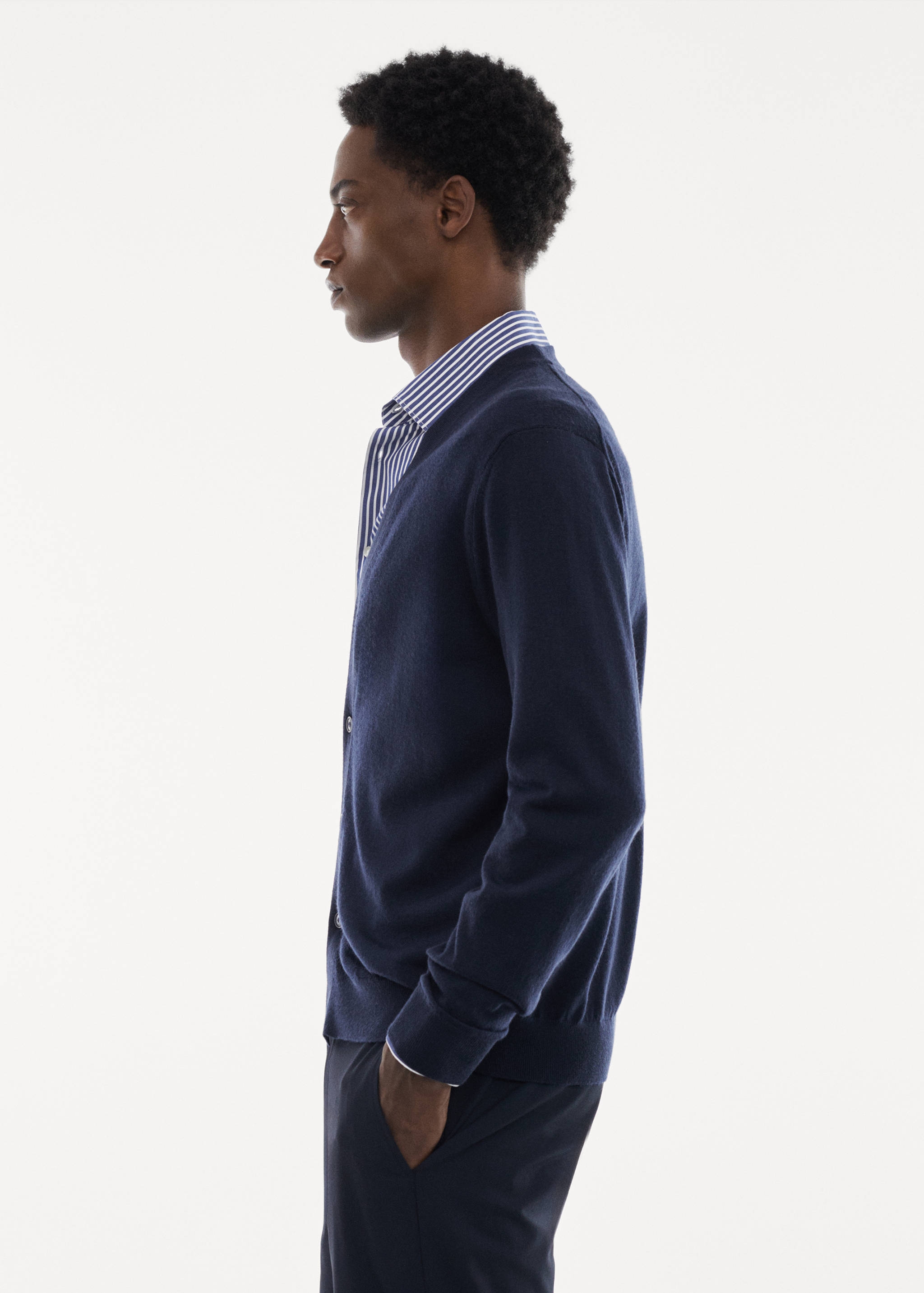 Cardigan 100 % laine mérinos - Détail de l'article 2