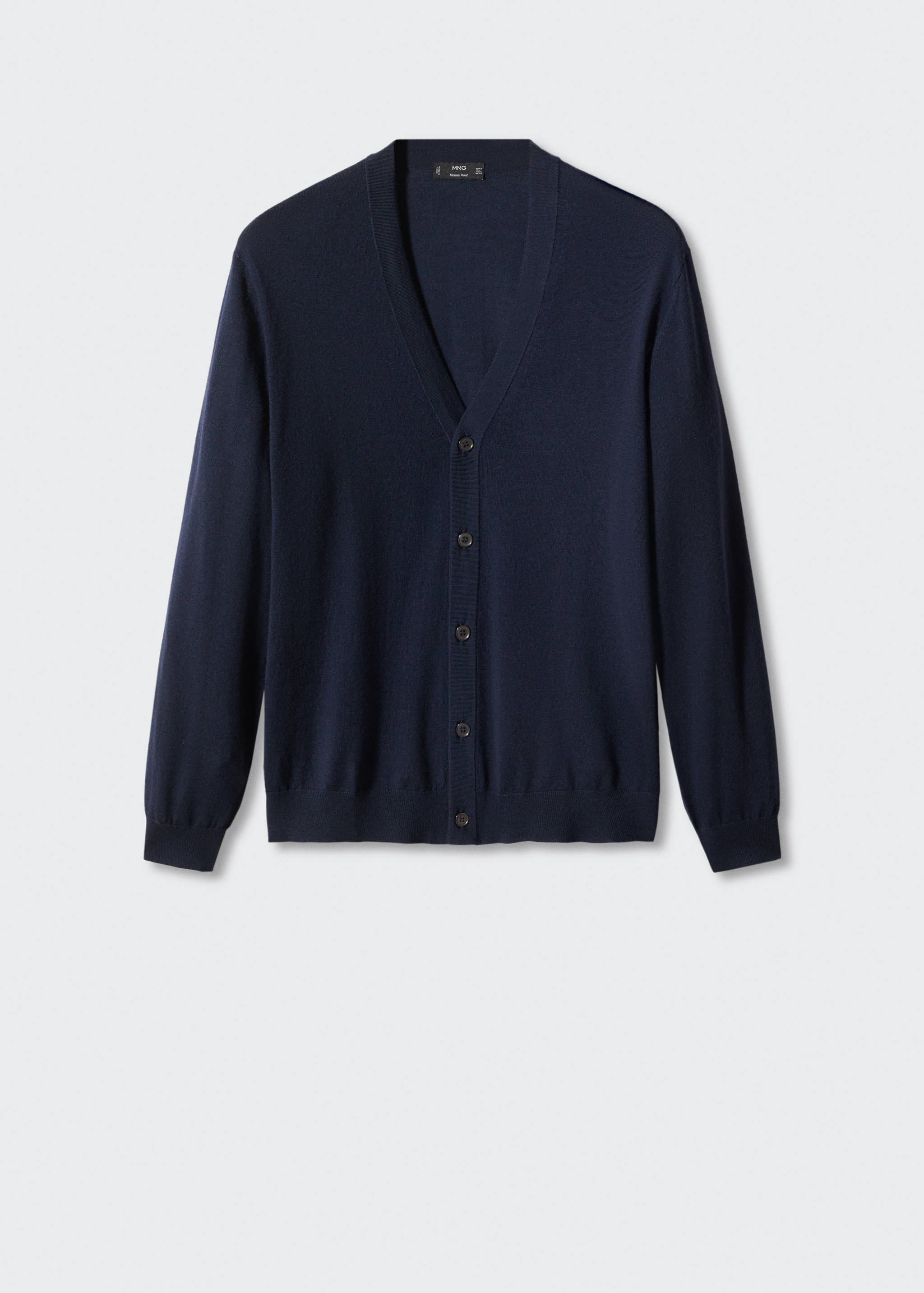 Cardigan 100 % laine mérinos - Article sans modèle