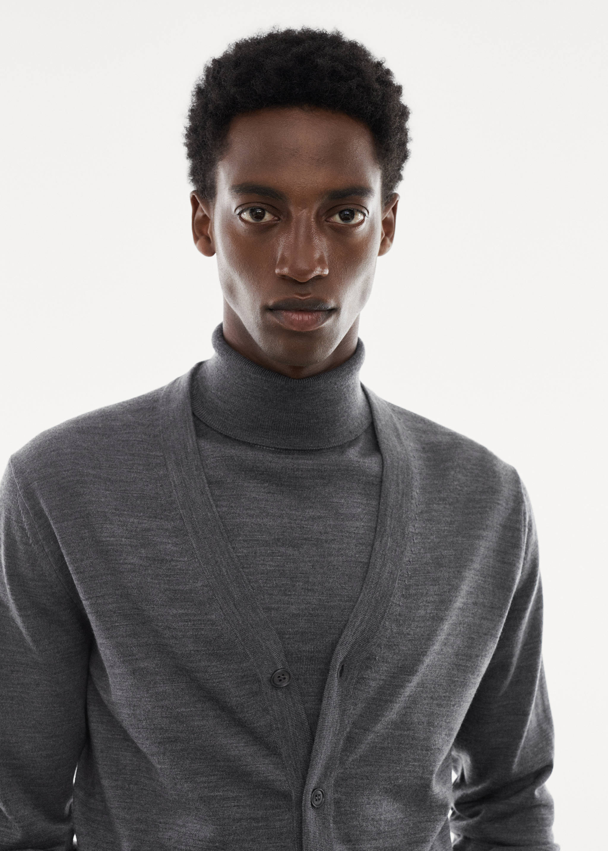 Cardigan 100 % laine mérinos - Détail de l'article 1