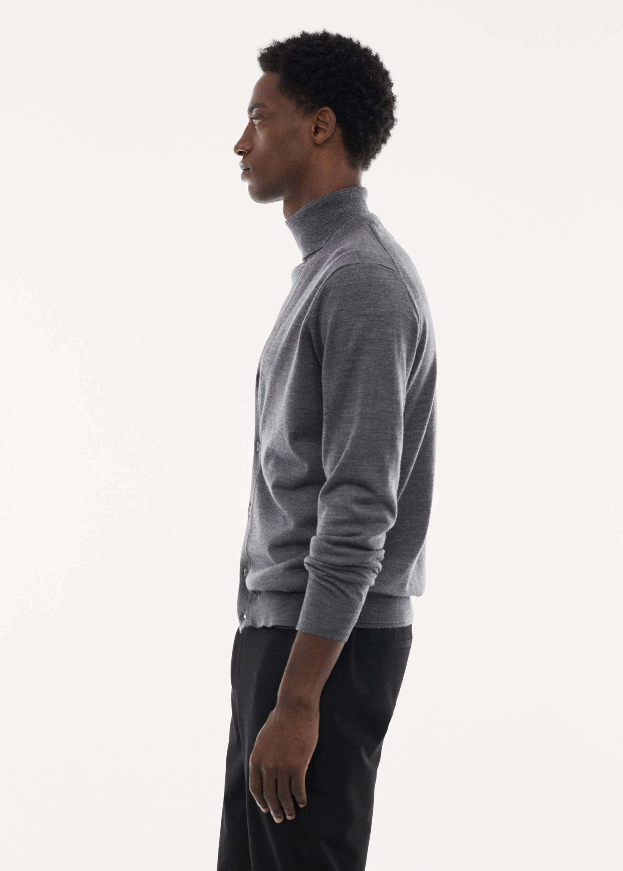 Cardigan 100 % laine mérinos - Détail de l'article 2