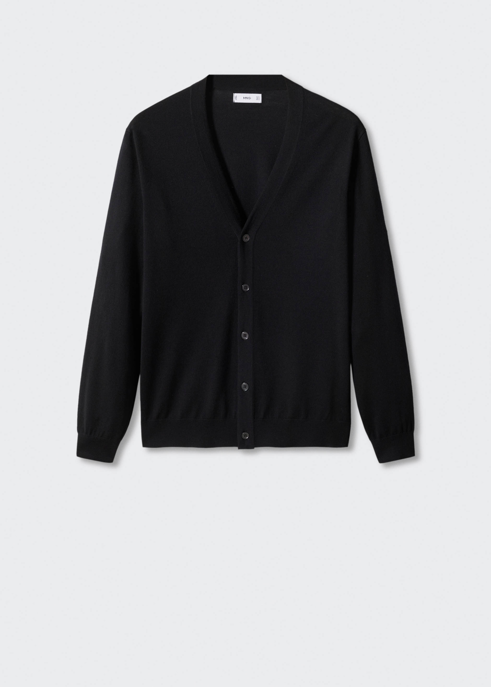 Cardigan 100 % laine mérinos - Article sans modèle