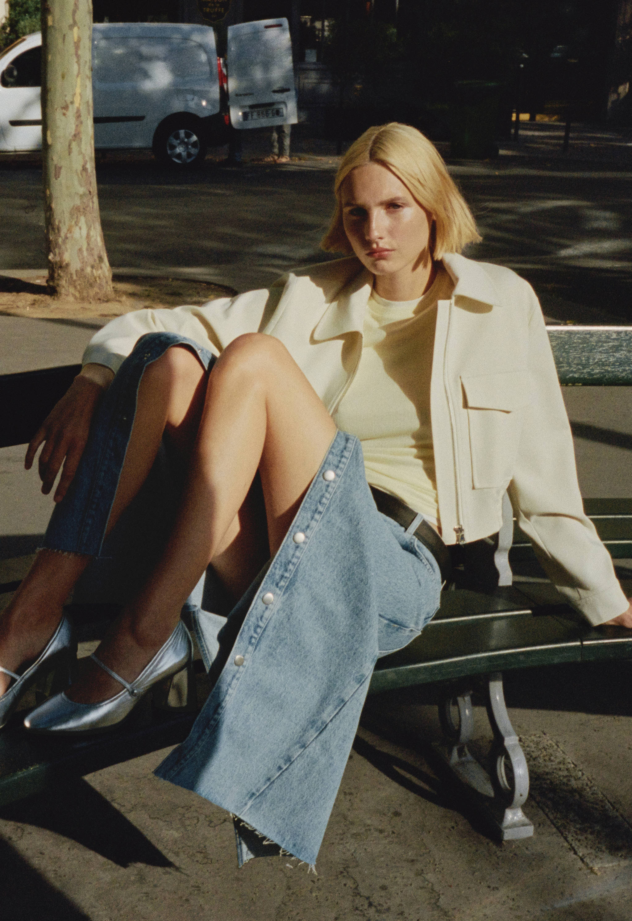 Chaussures métallisées cuir - Plan général