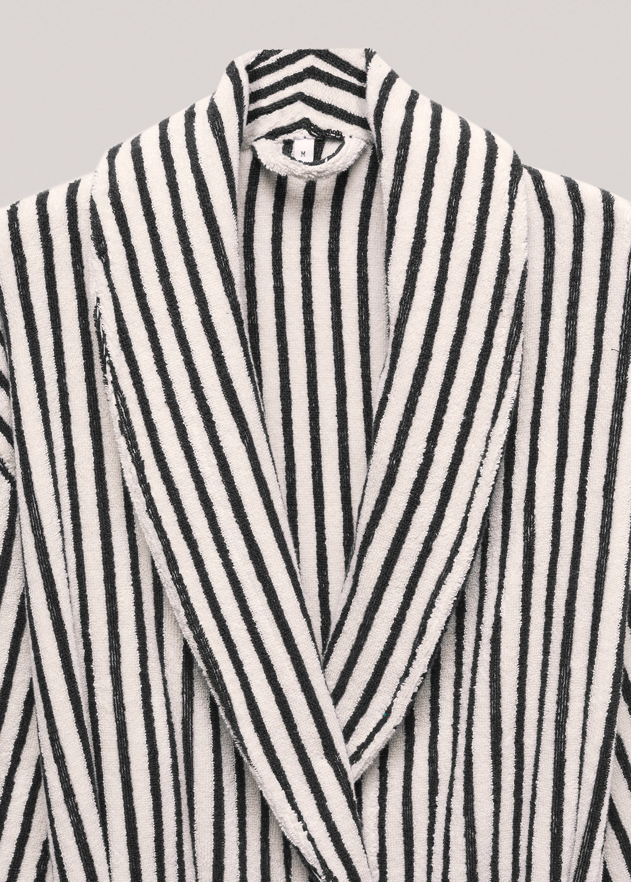 Albornoz 100% algodón rayas - Detalle del artículo 2