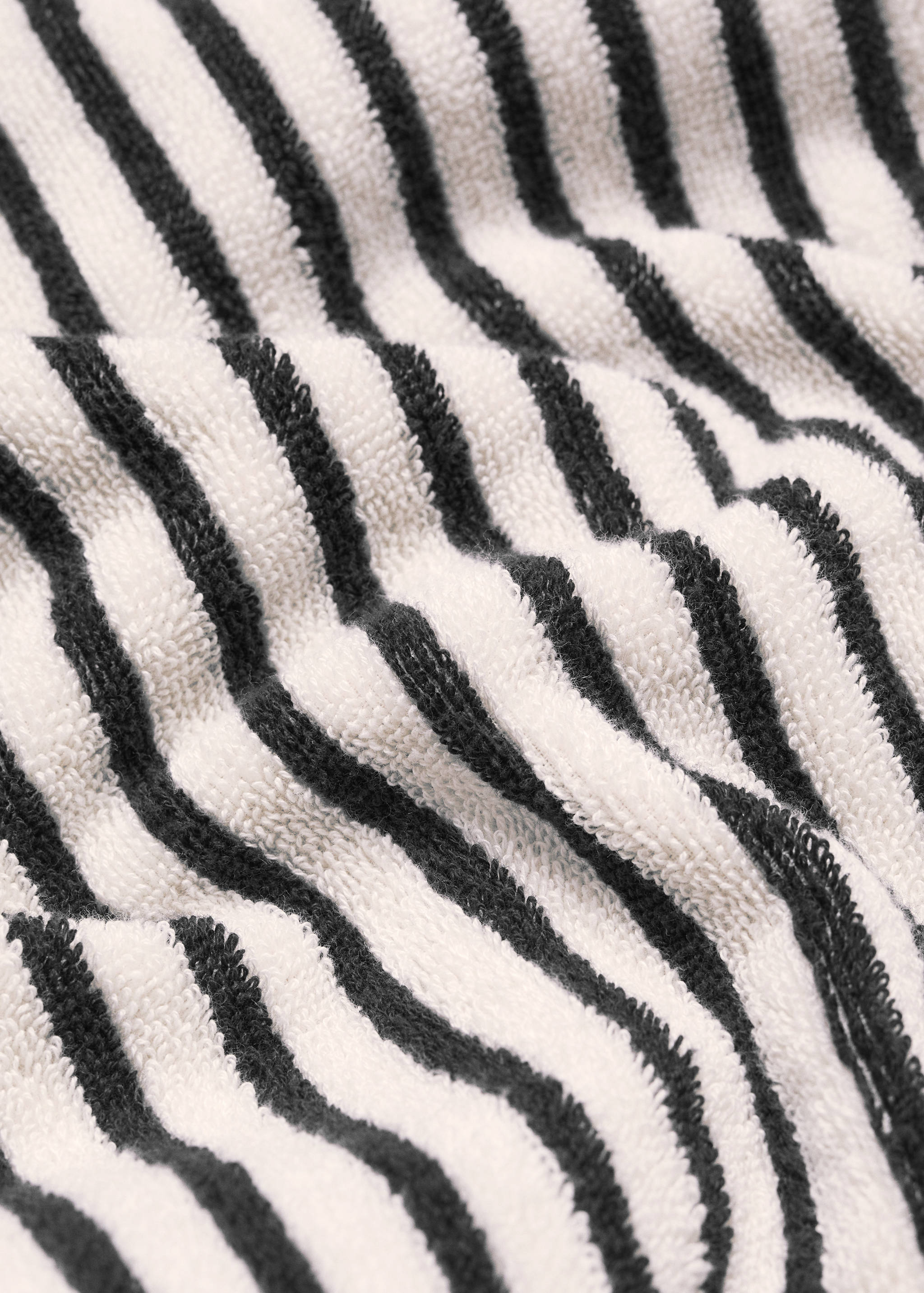 Albornoz 100% algodón rayas - Detalle del artículo 3