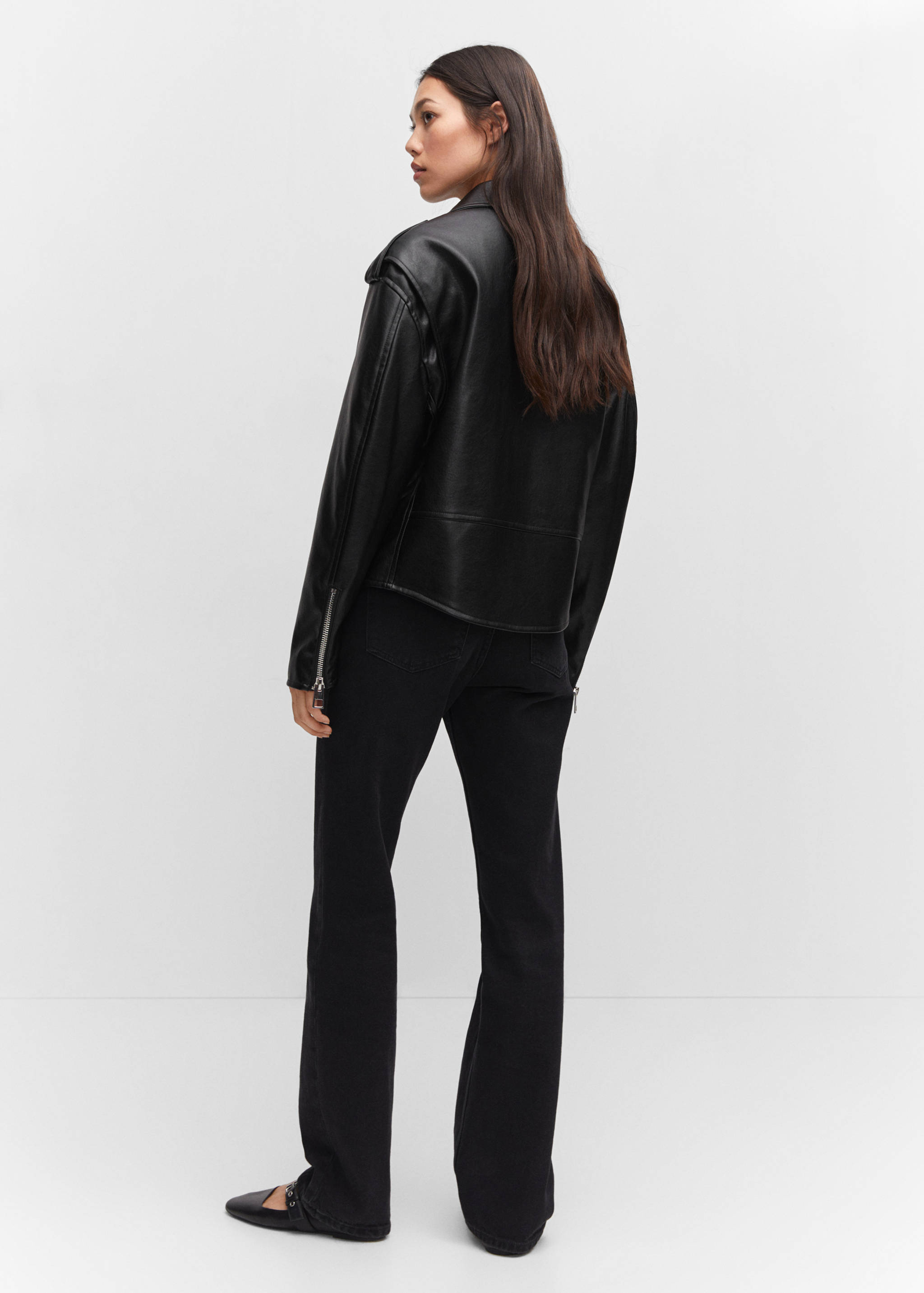 Veste oversize cuir synthétique - Verso de l’article