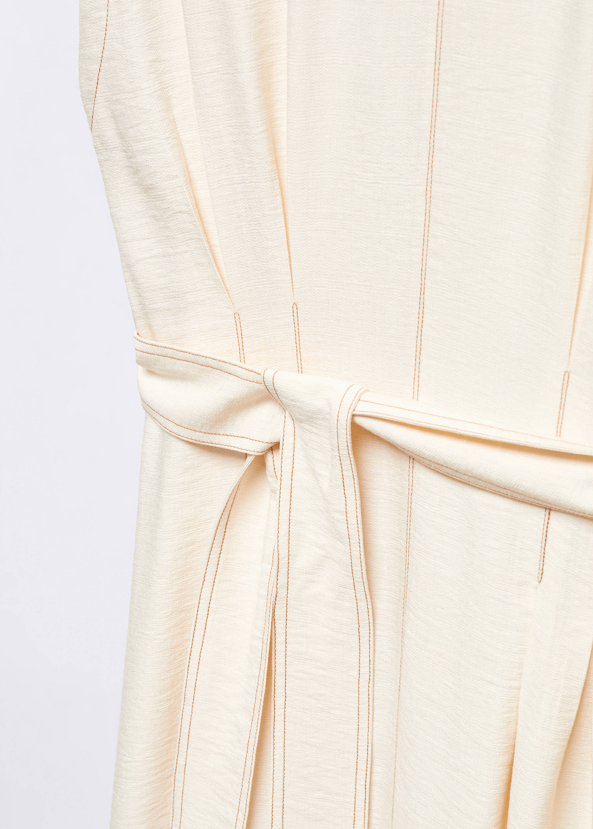 Robe coutures ceinture à nouer - Détail de l'article 8