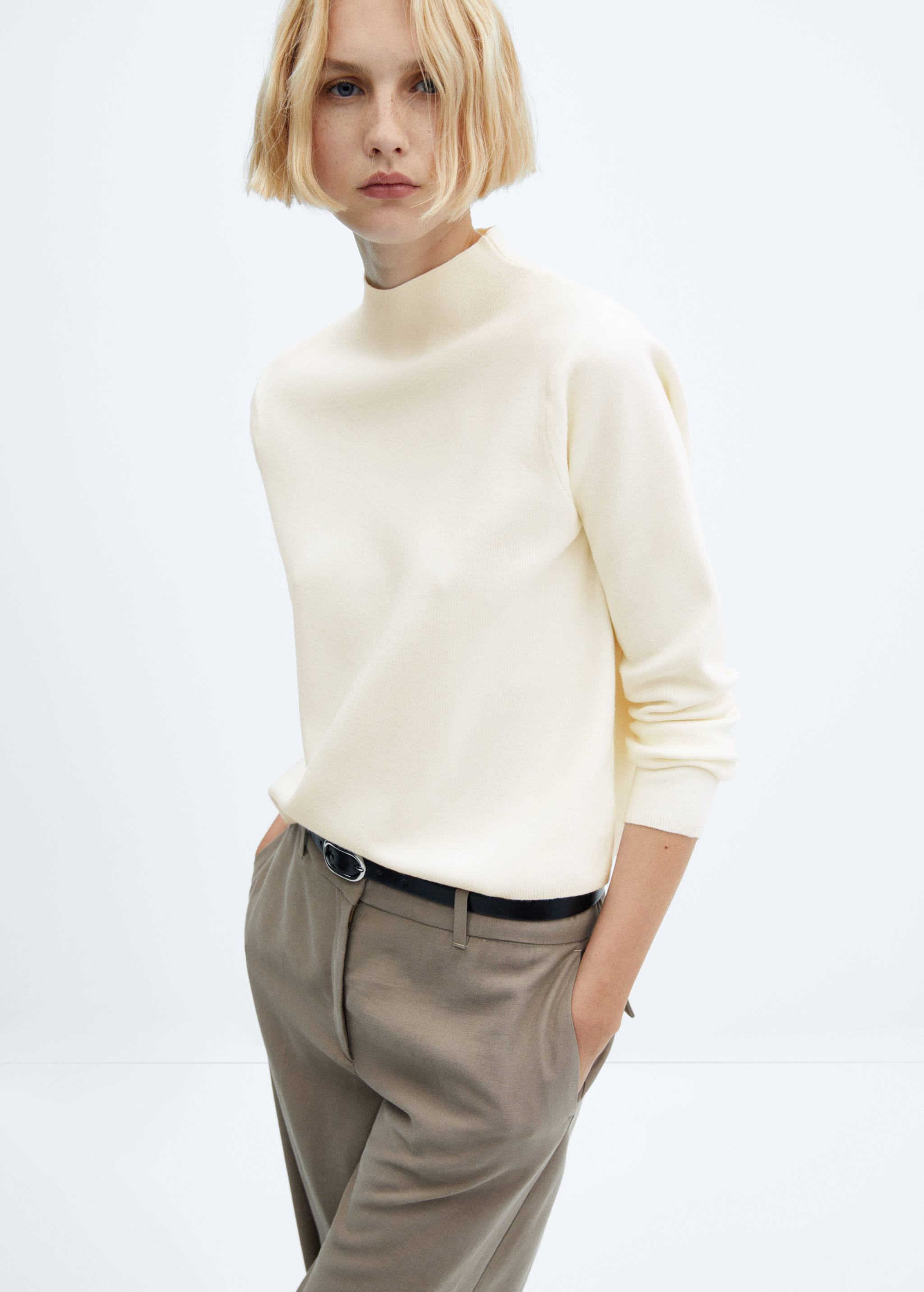 Perkins-neck sweater - Medium plane