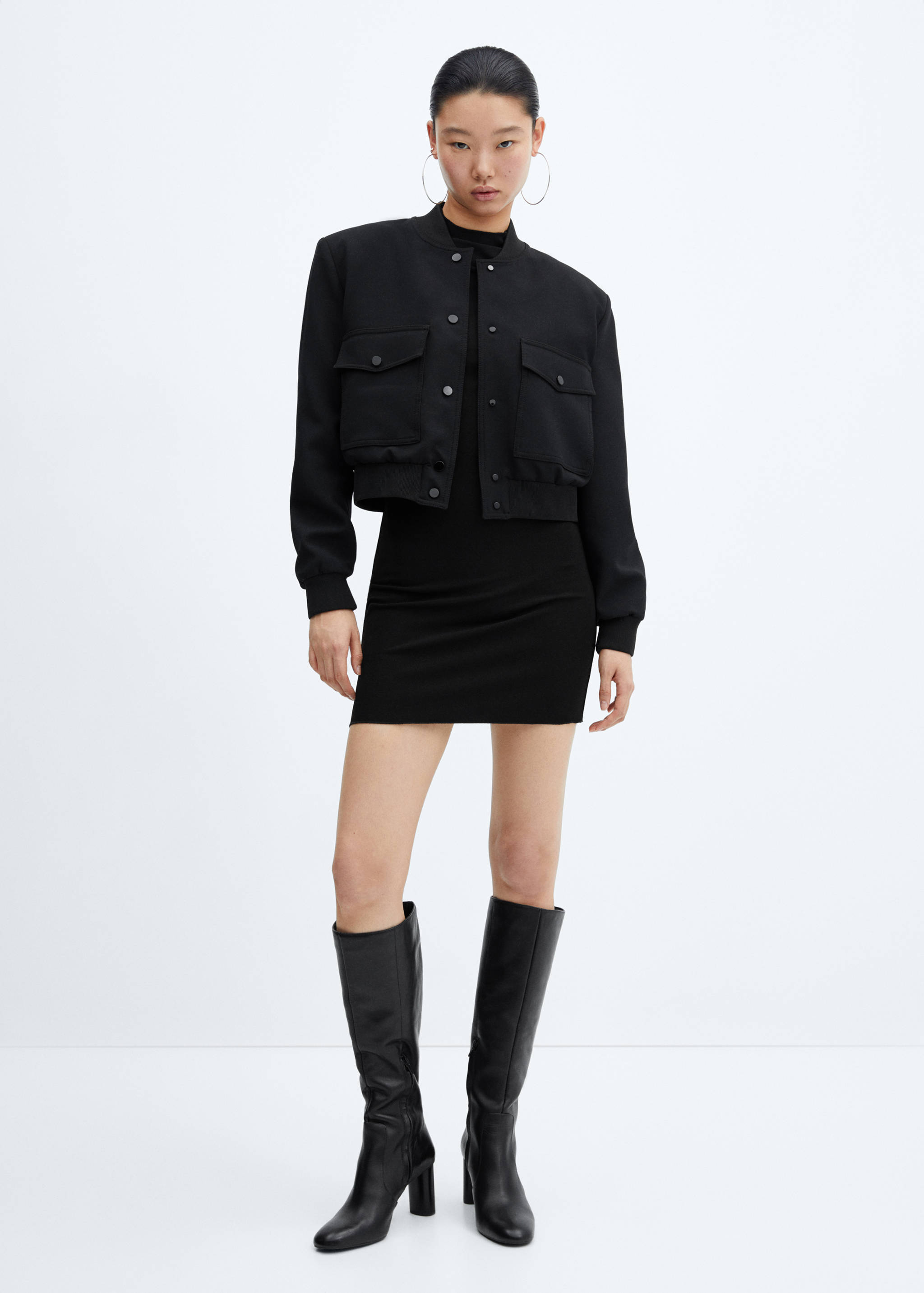 Robe maille zippée - Plan général