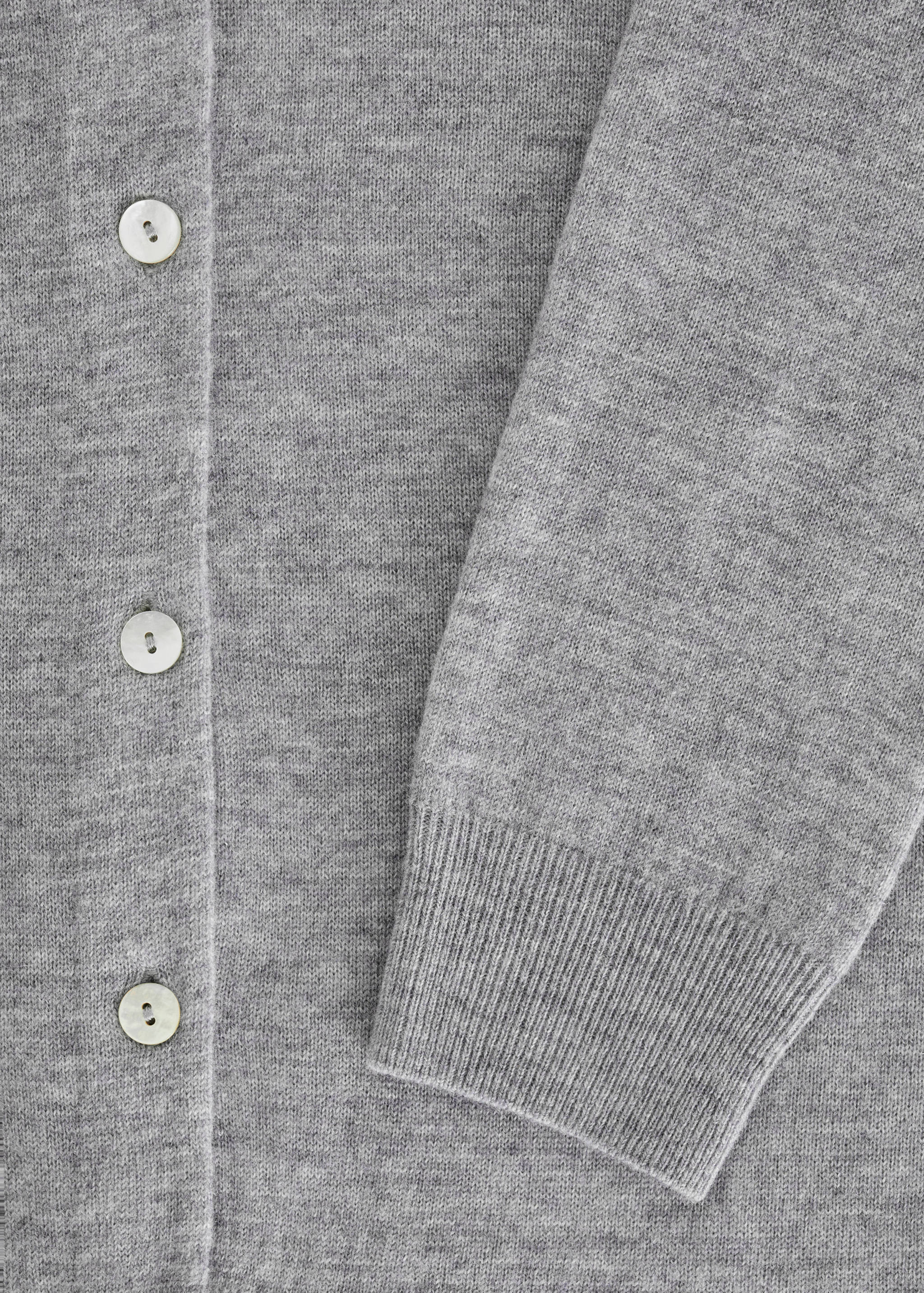 Round-neck wool cardigan - Details of the article 8