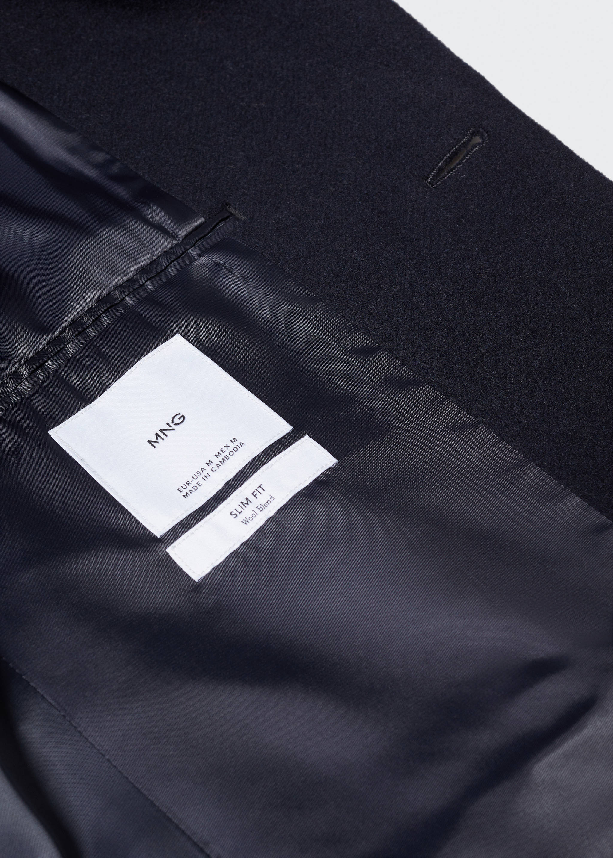 Manteau long laine recyclée - Détail de l'article 8