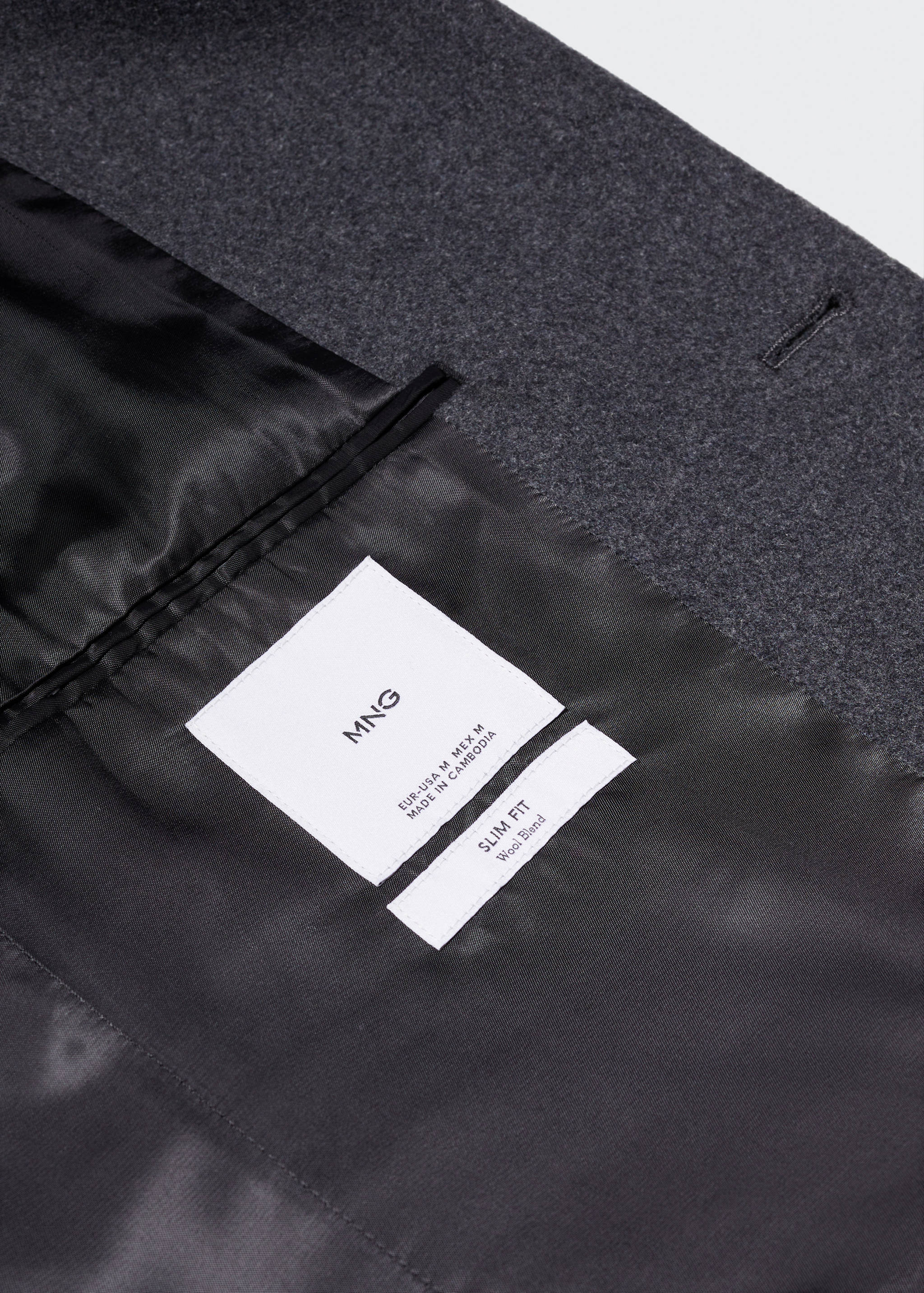 Manteau long laine recyclée - Détail de l'article 8