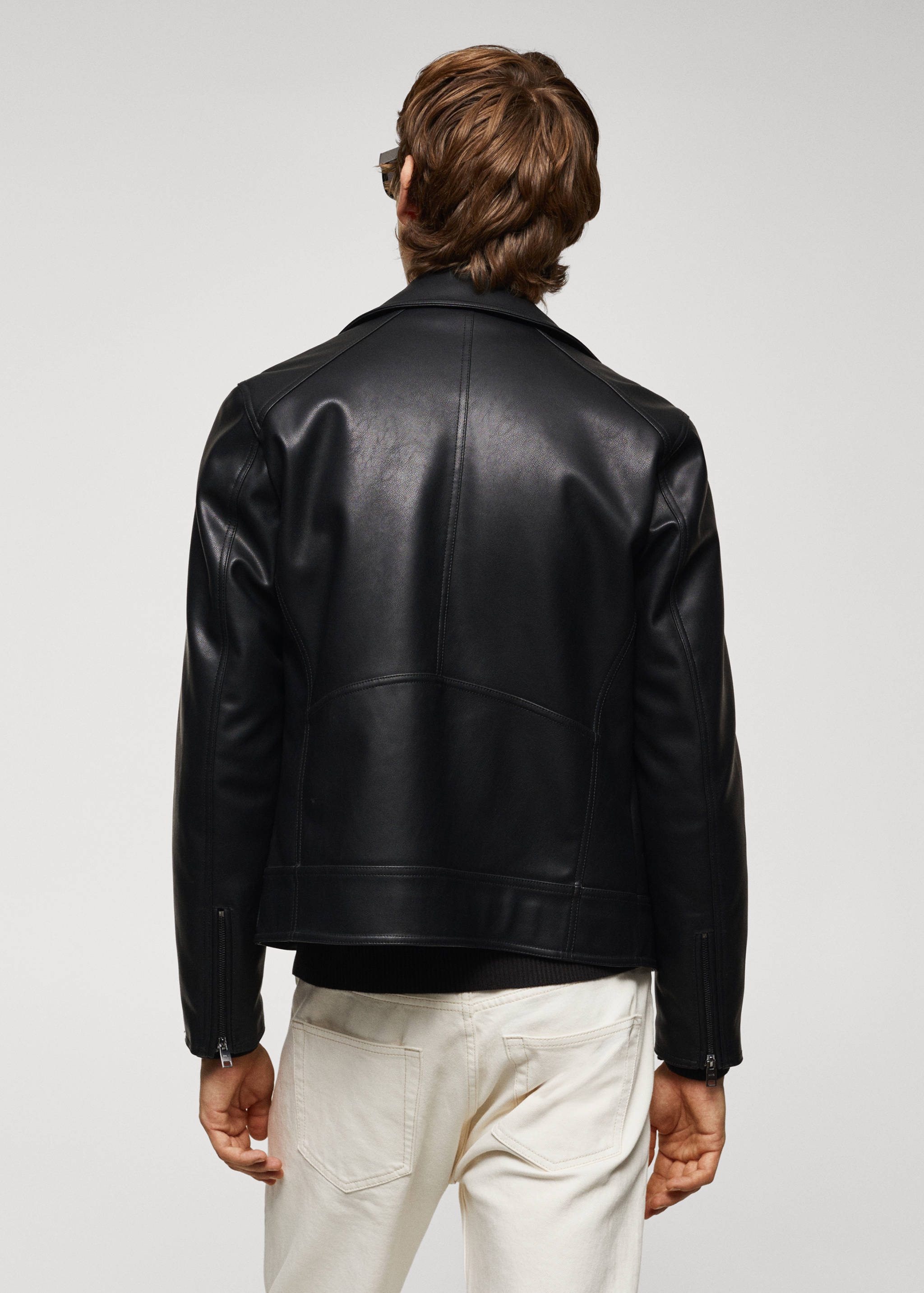 Perfect faux-leather jacket - Reverse of the article