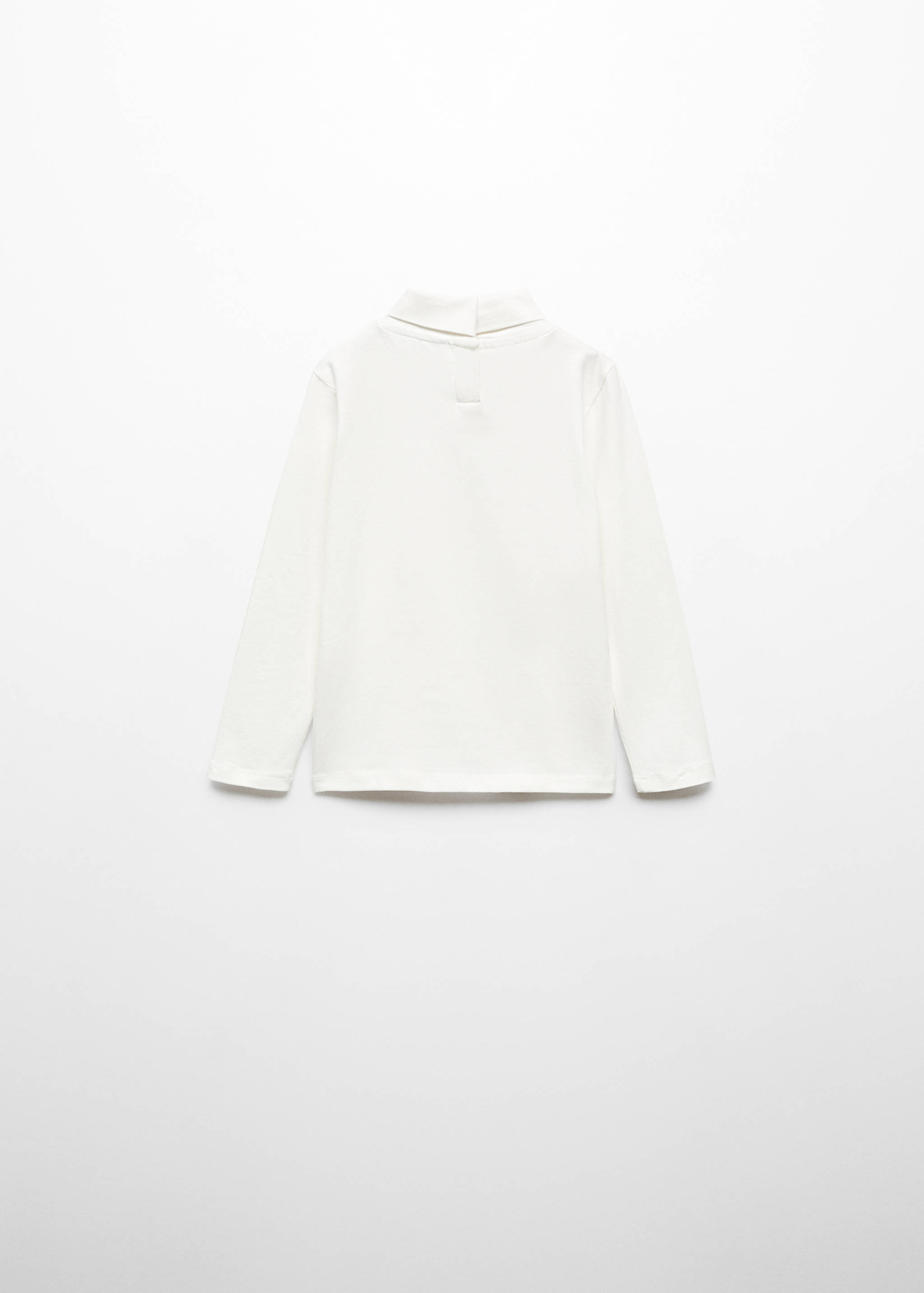 Turtleneck long-sleeved t-shirt - Reverse of the article