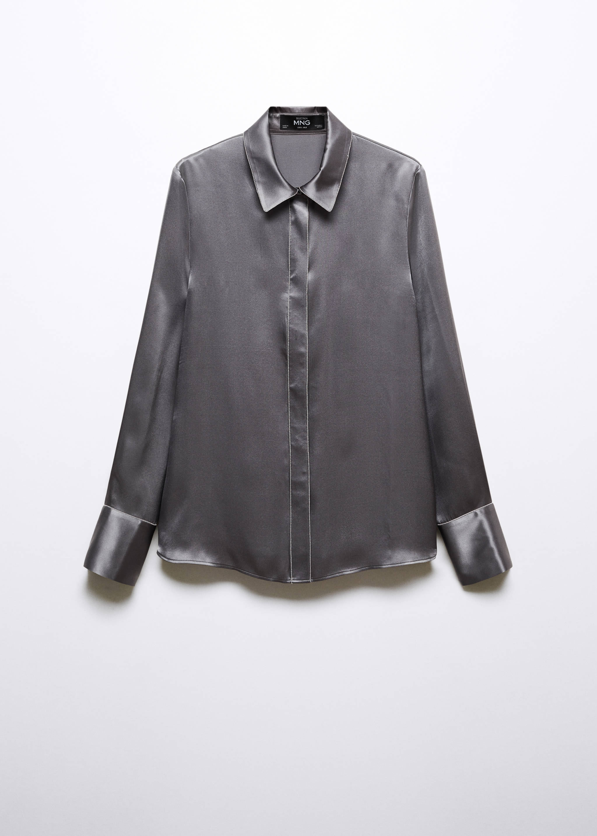 Camisa seda ribetes - Artículo sin modelo