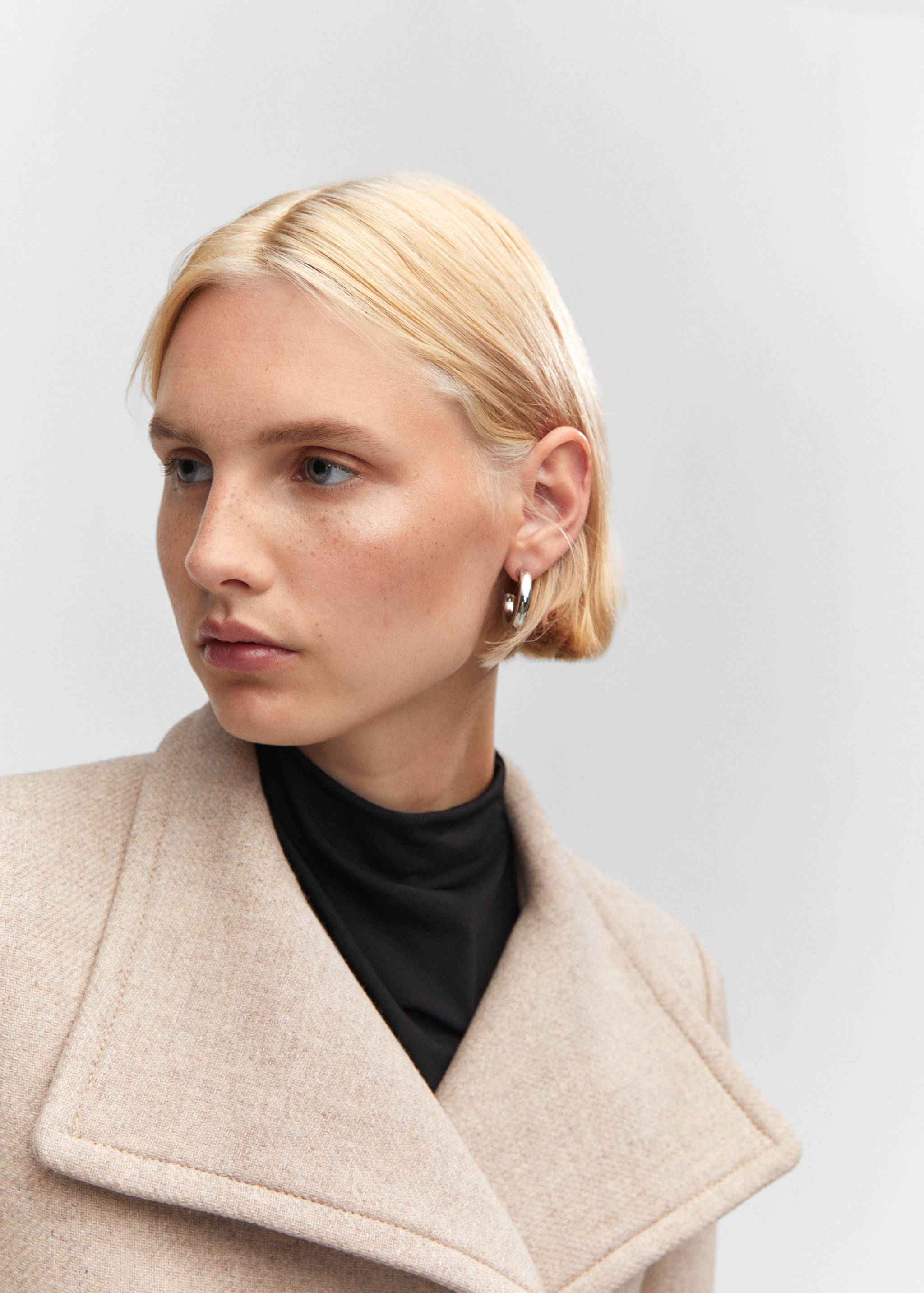 Belted Manteco wool coat - Details of the article 6