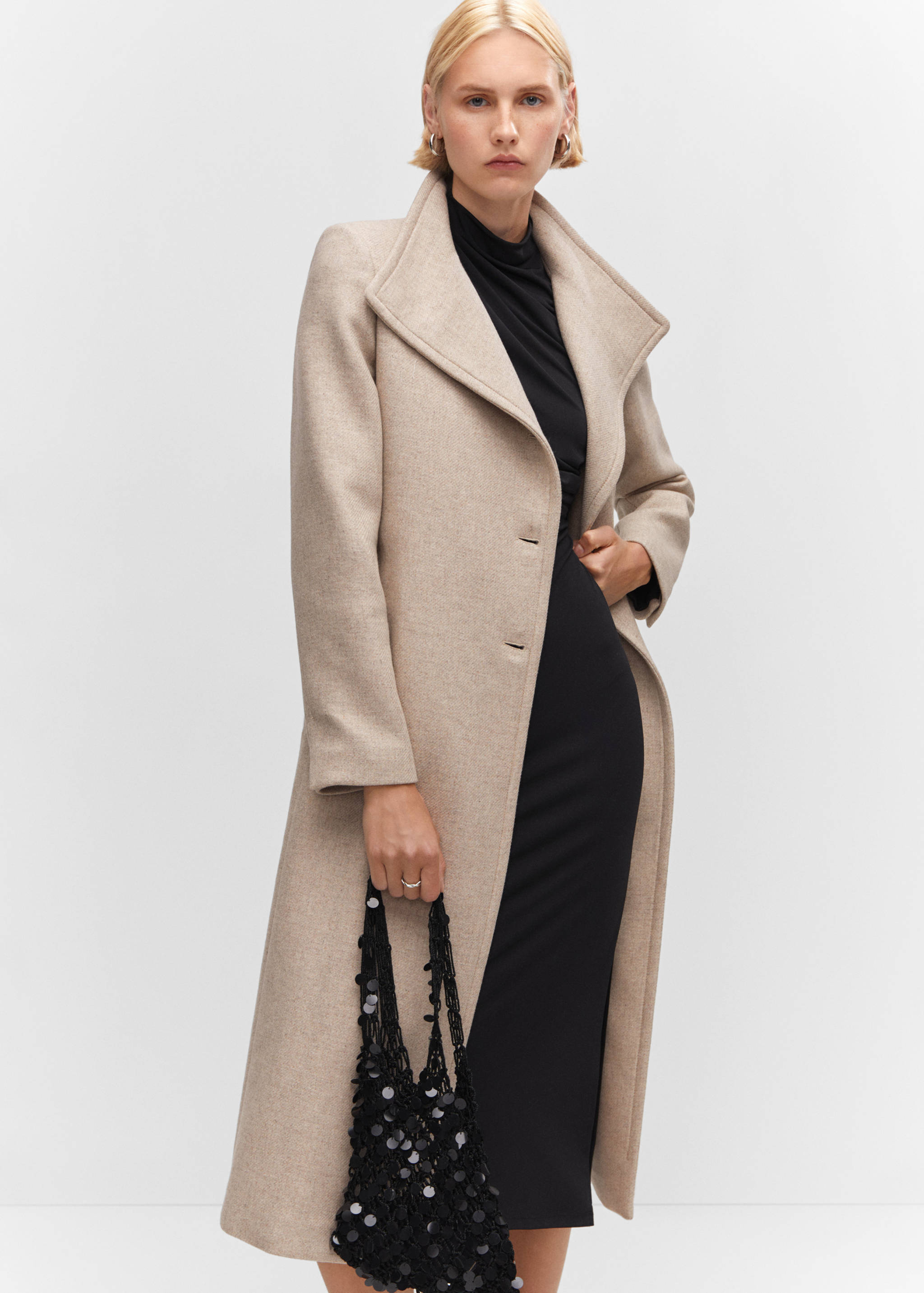 Belted Manteco wool coat - Details of the article 2