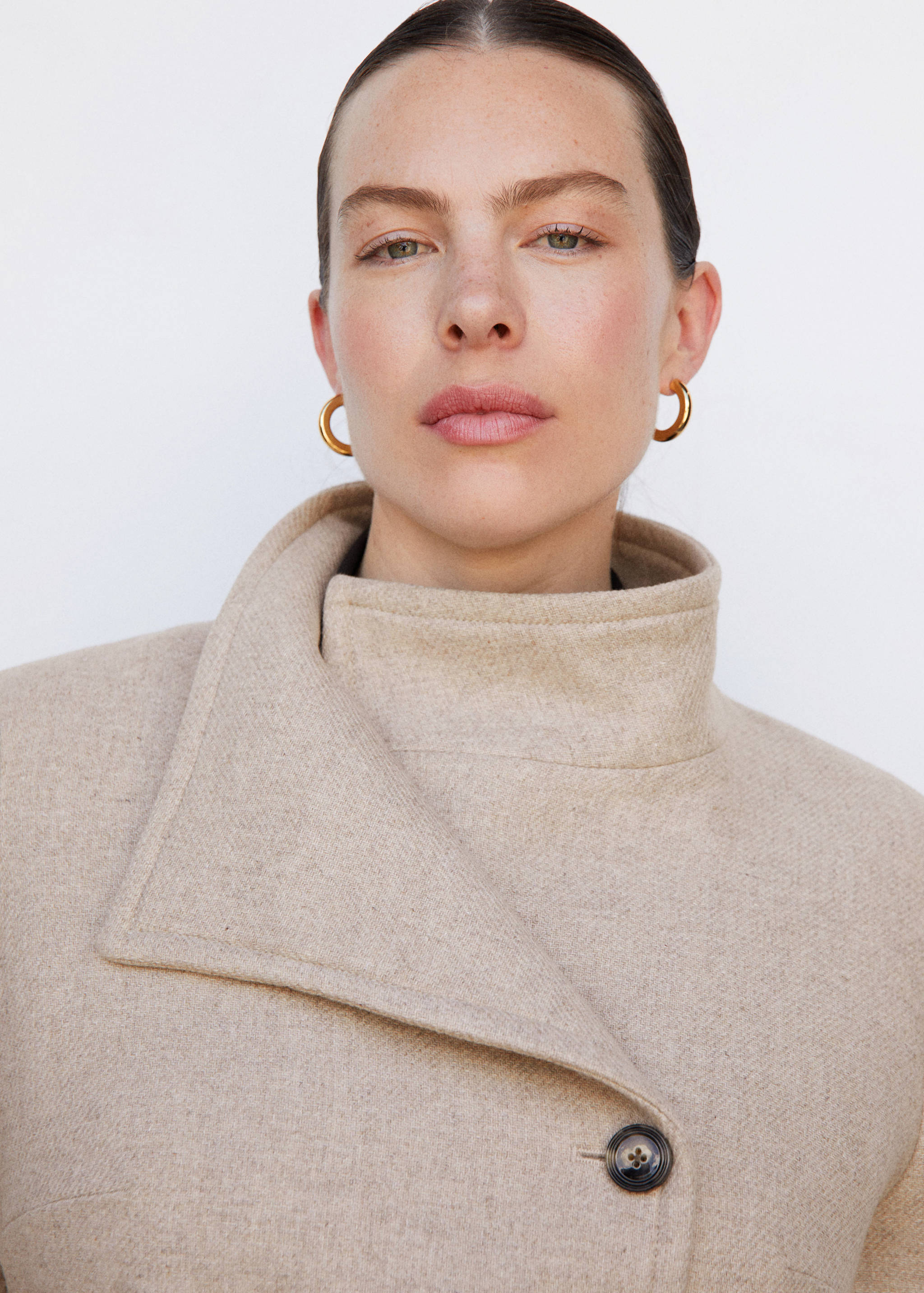 Belted Manteco wool coat - Details of the article 4