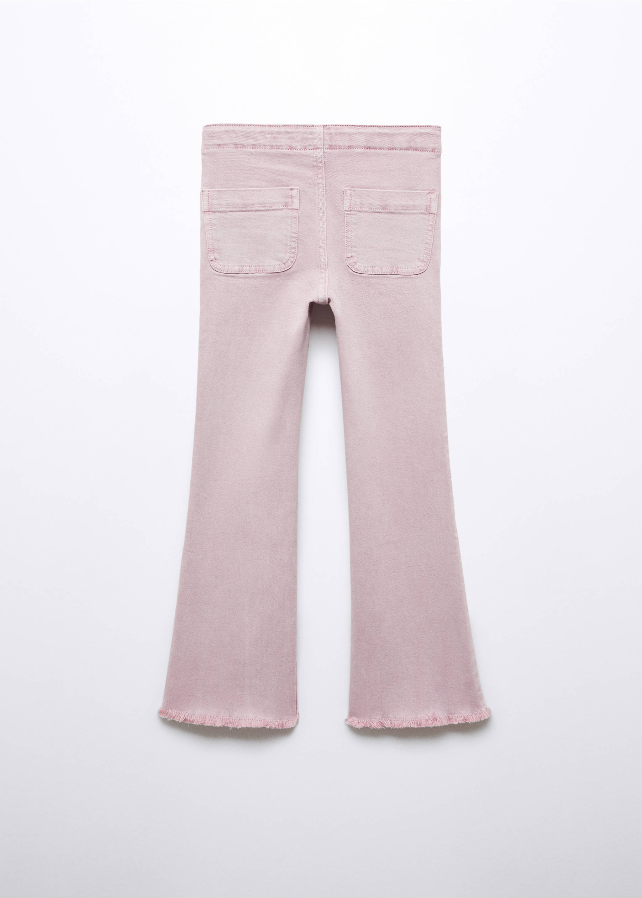 Flared finished jeans - Reverse of the article, Light/Pastel Purple. Ref: 57035996-00.