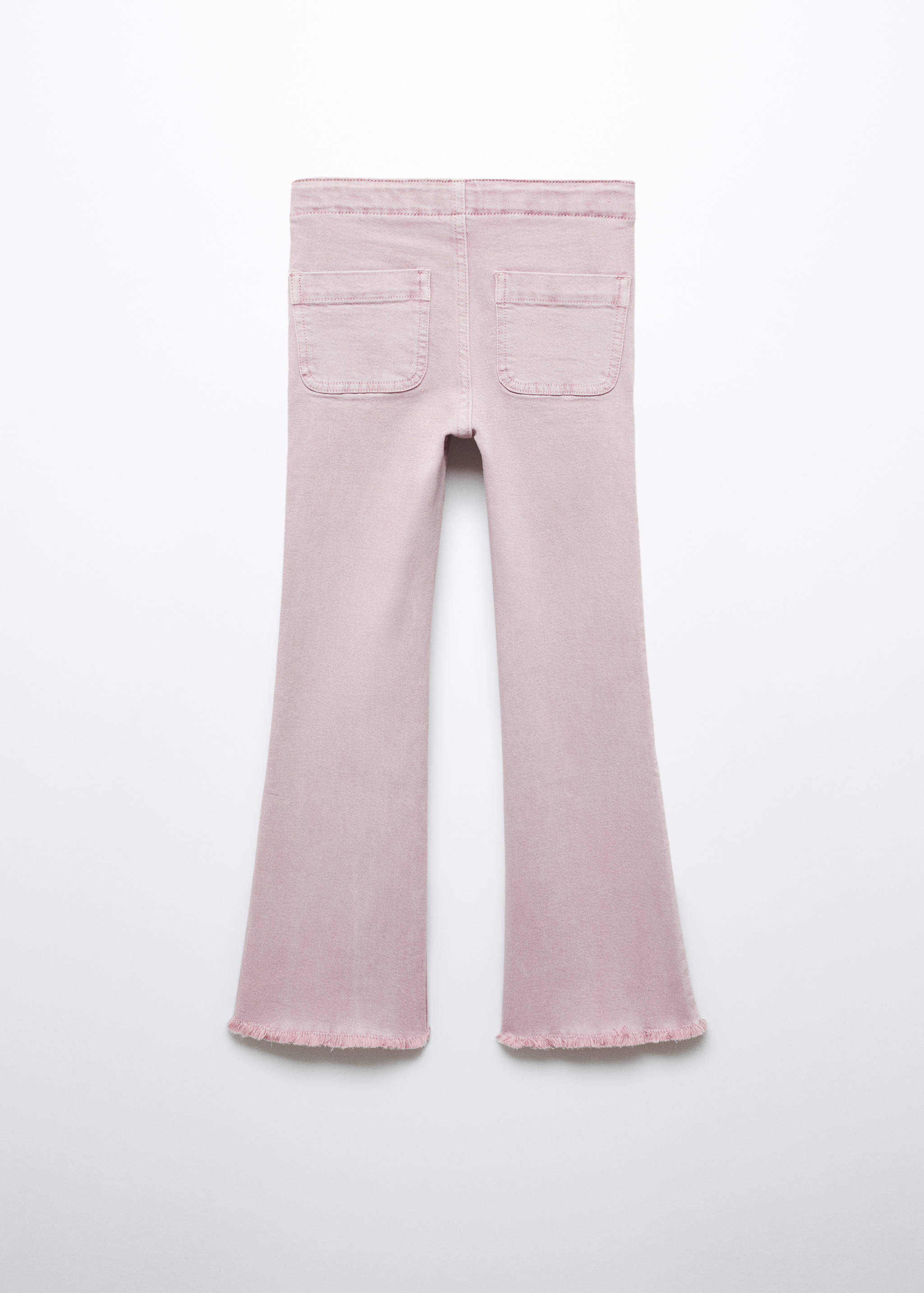 Flared finished jeans - Reverse of the article