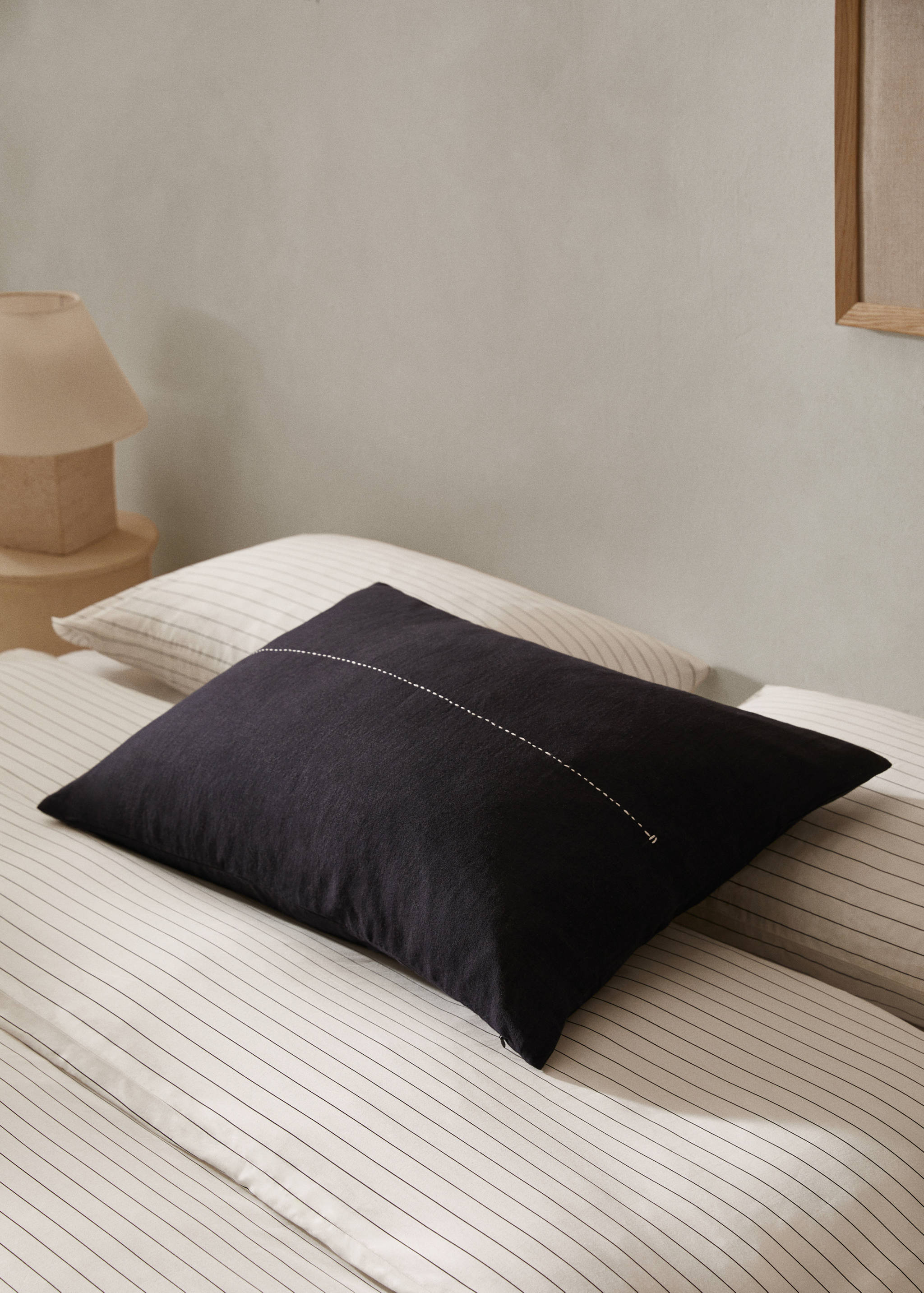 Funda de cojín pespunte 50x75cm - Plano general