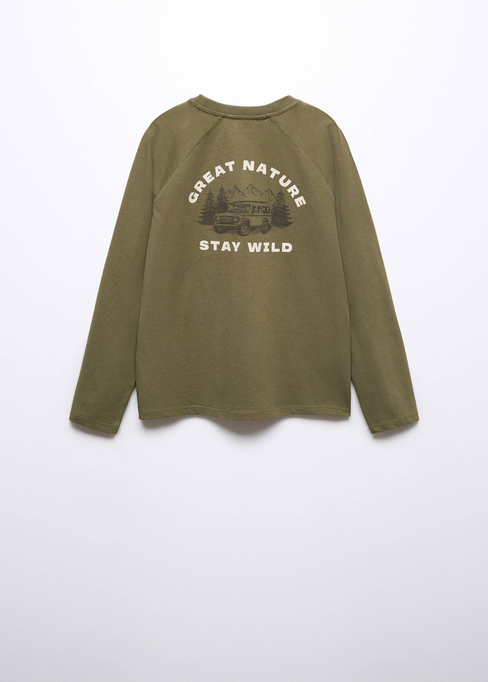 Printed long sleeve t-shirt - Reverse of the article