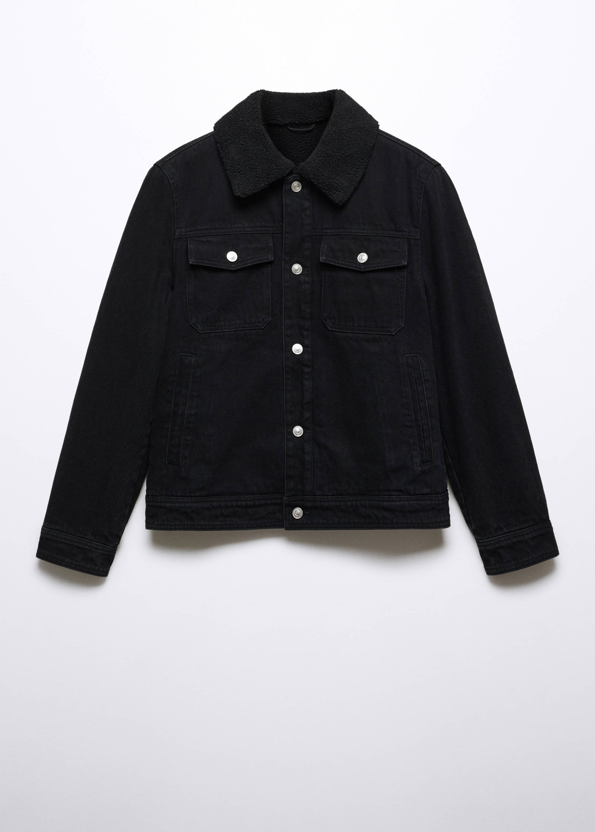 Shearling denim jacket - Article without model