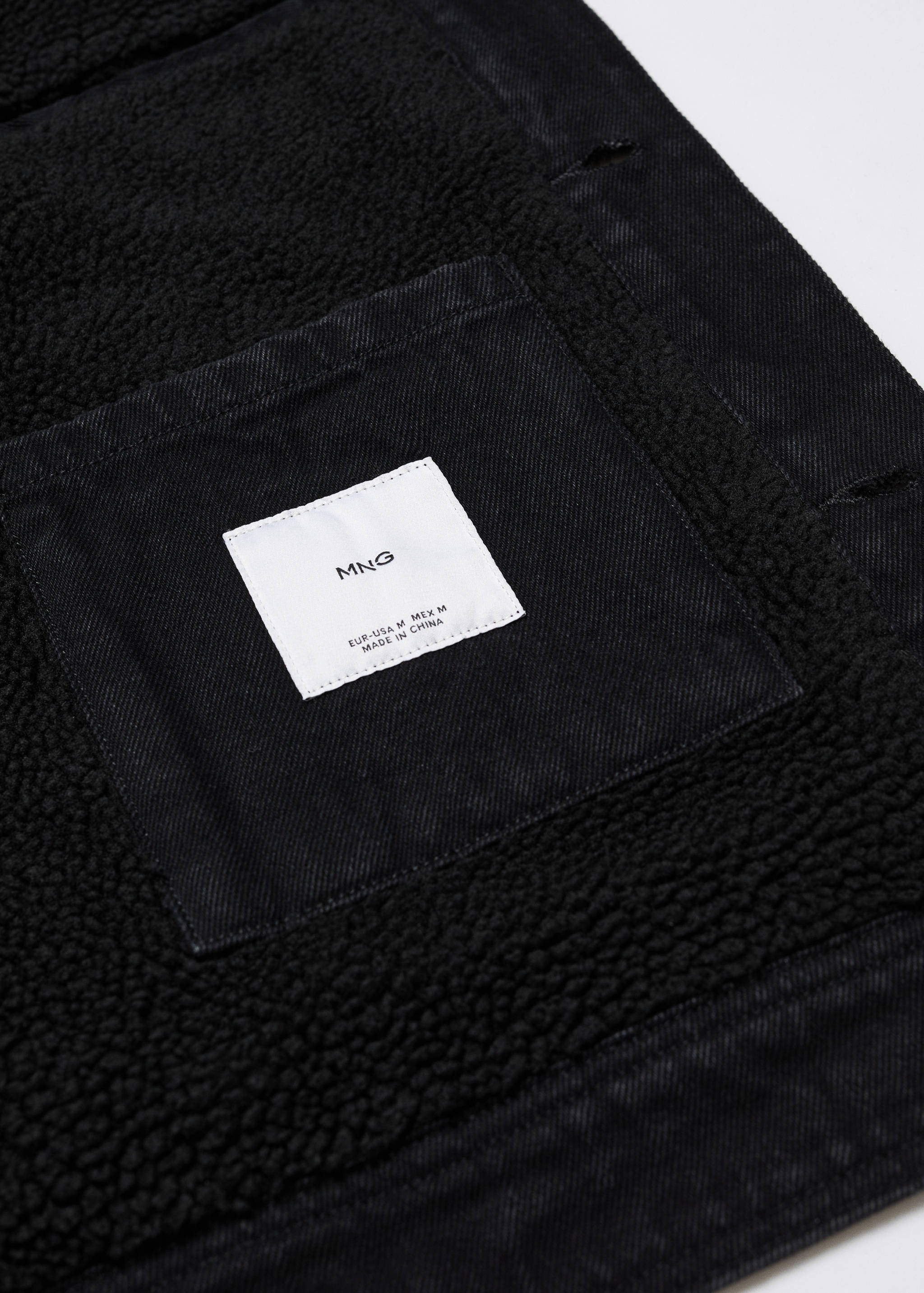 Shearling denim jacket - Details of the article 8