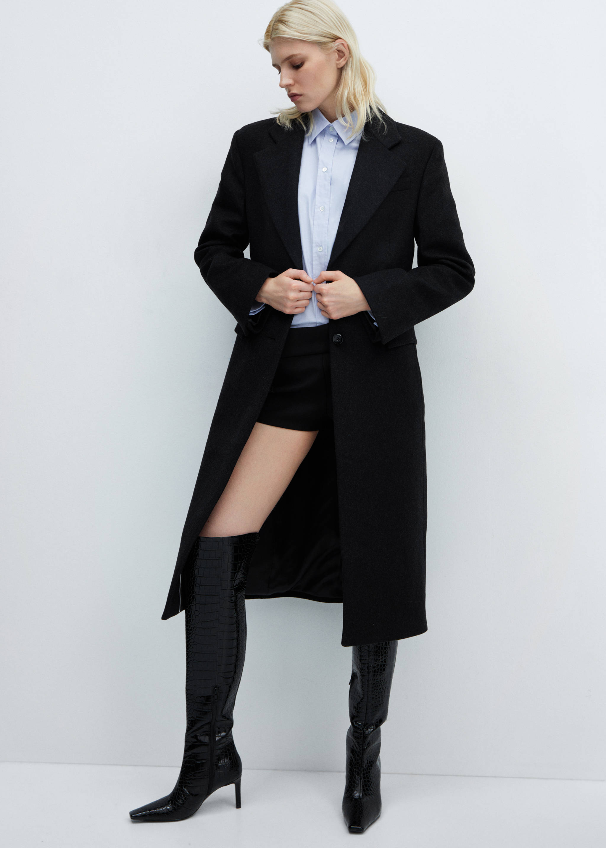 Bottes talon effet croco - Plan général