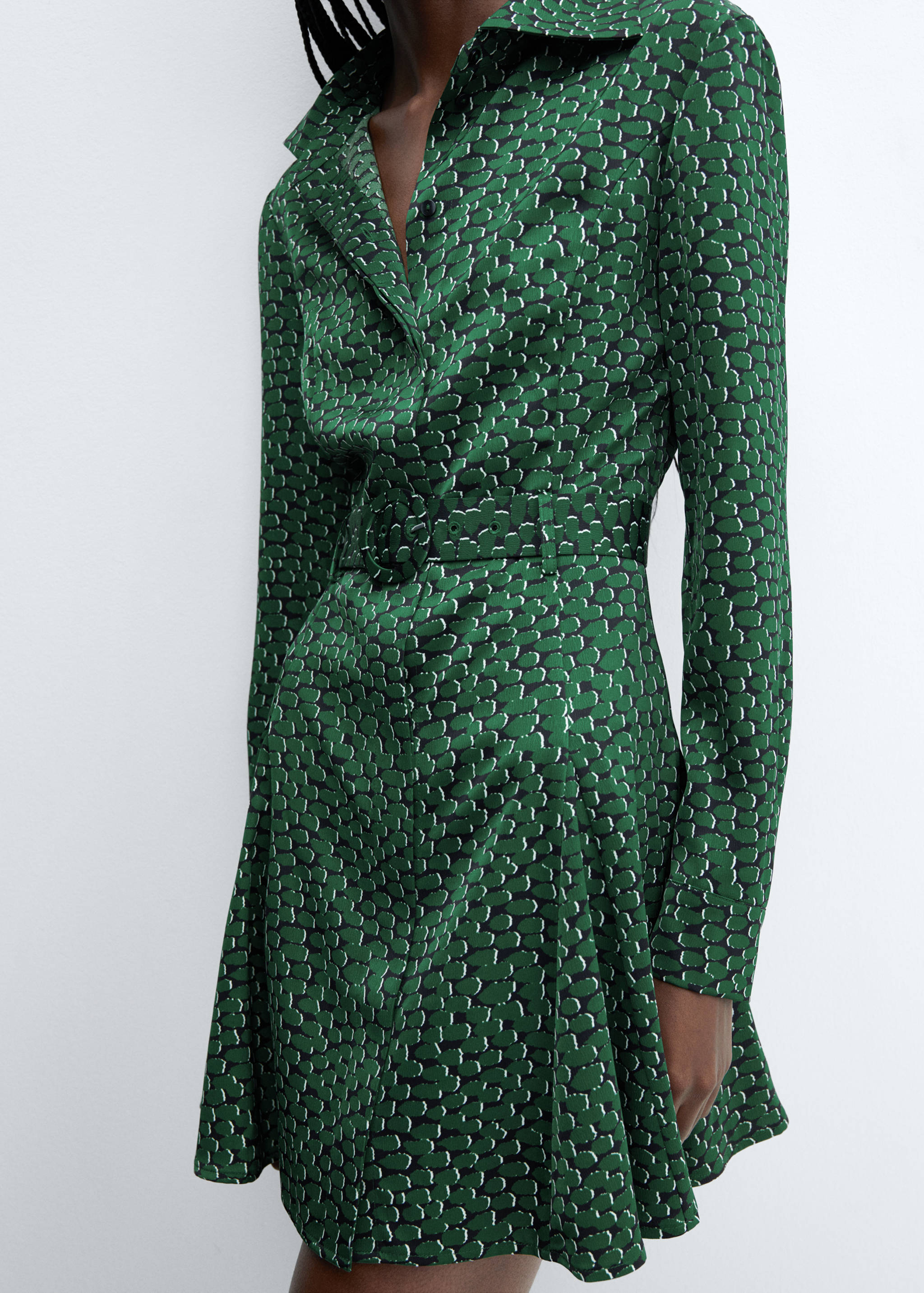 Jurk met print en ceintuur - Detail van het artikel 6