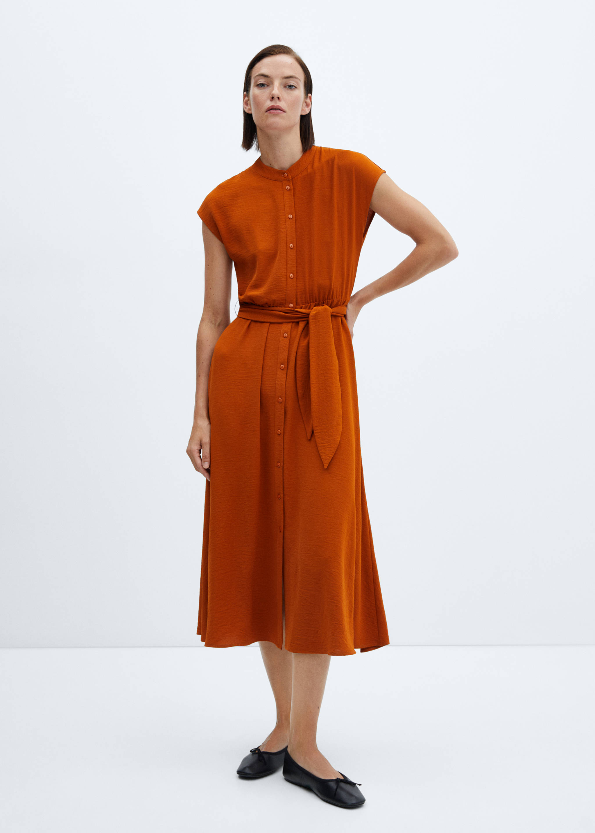 Midi shirt dress - General plane