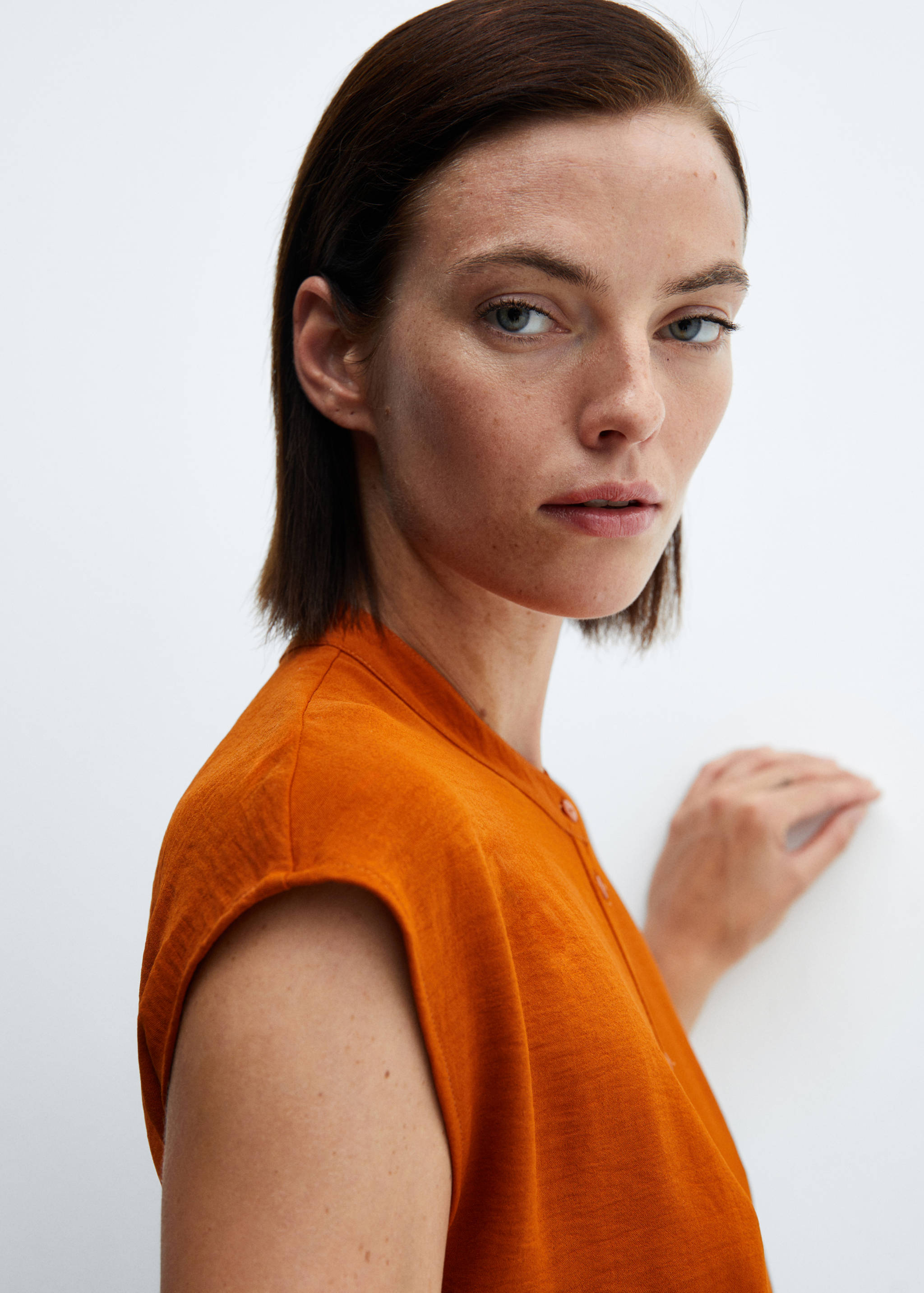 Midi shirt dress - Details of the article 1