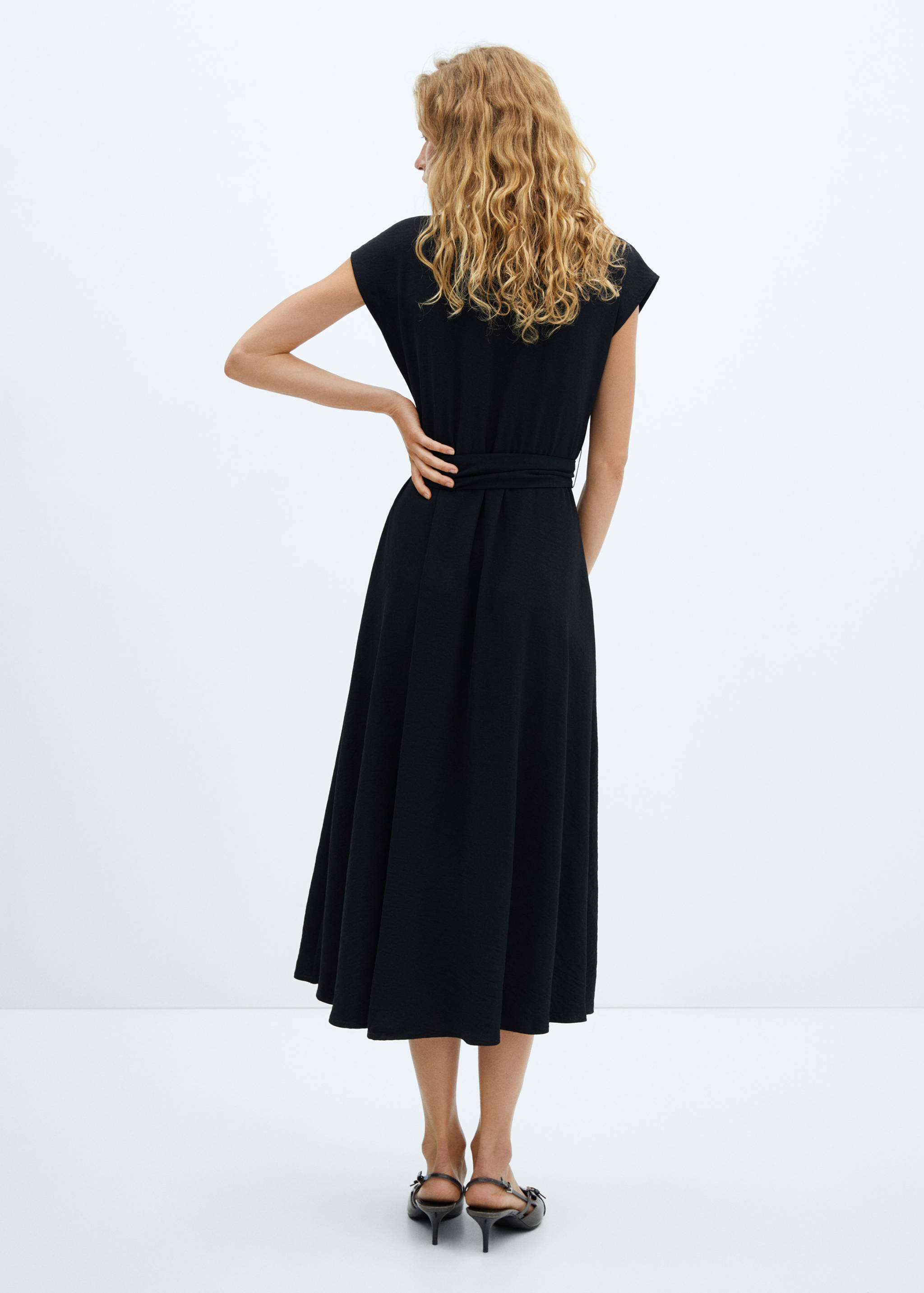 Midi shirt dress - Reverse of the article