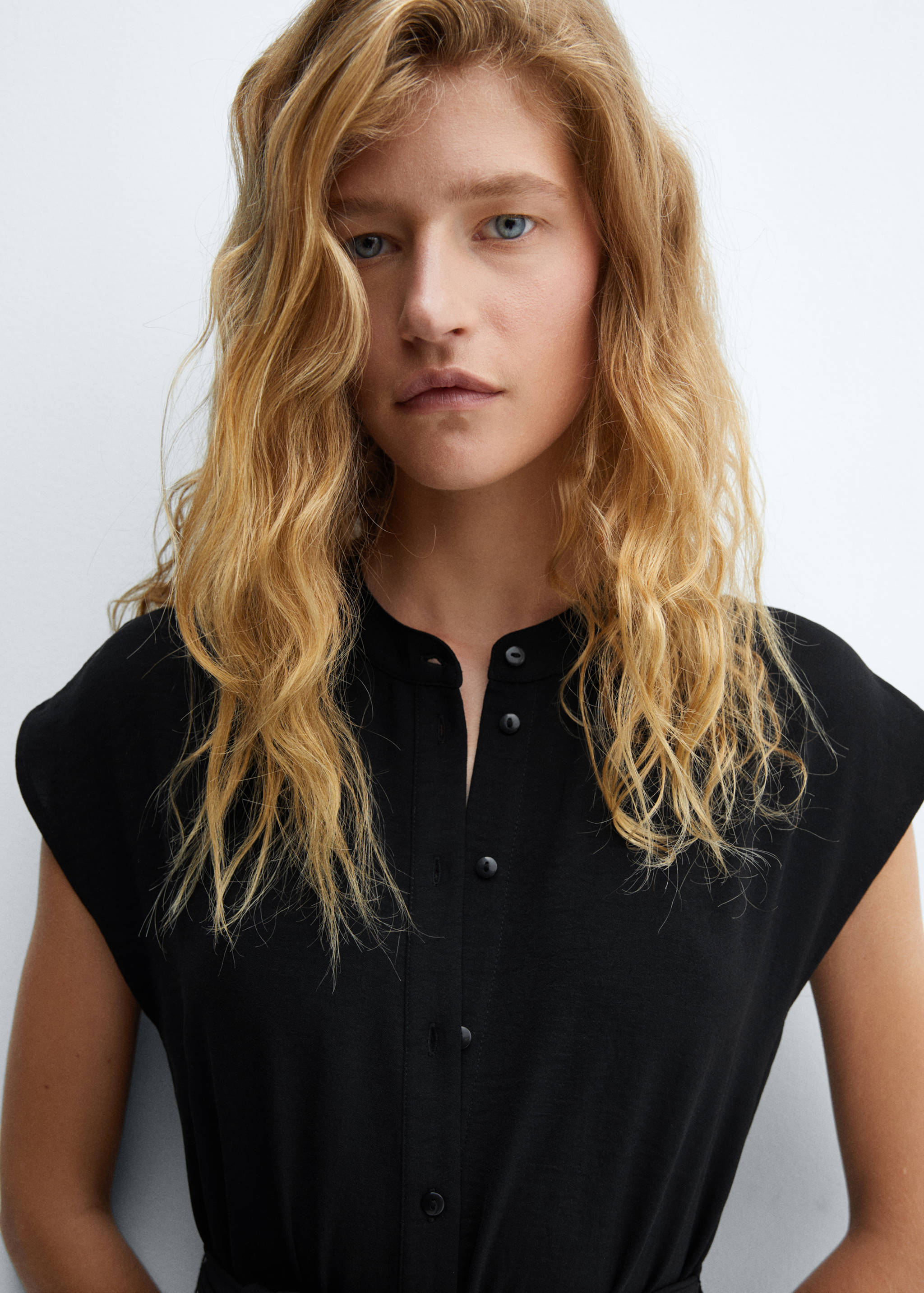 Midi shirt dress - Details of the article 1