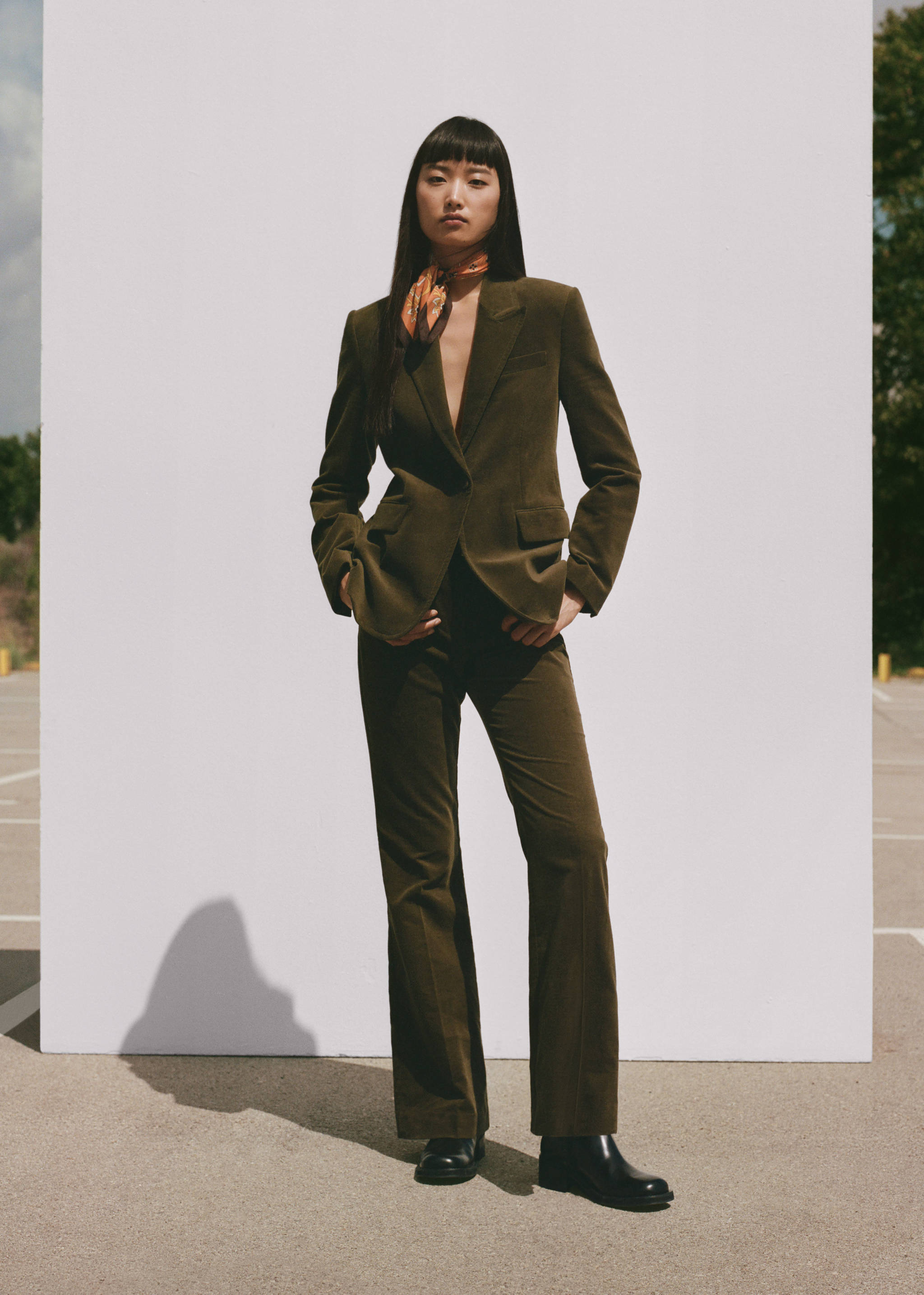 Veste costume velours ras - Détail de l'article 7