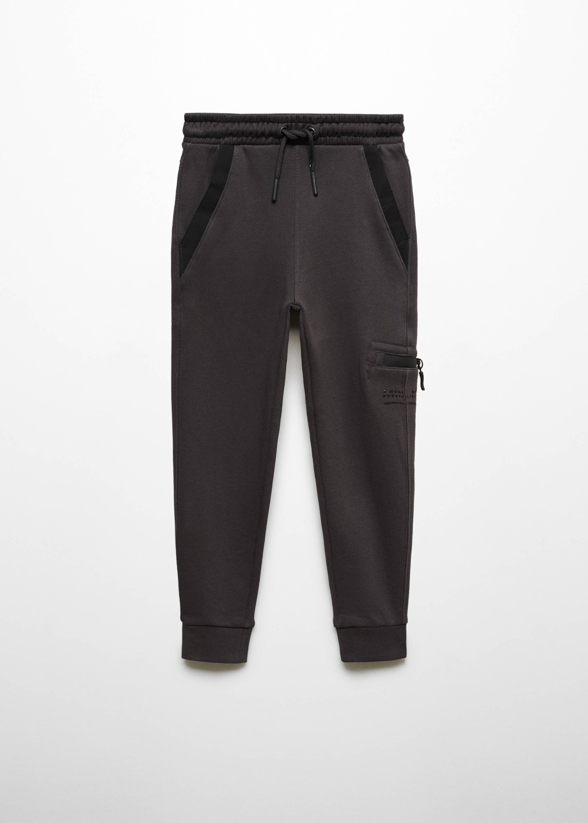Cotton jogger-style trousers - Article without model