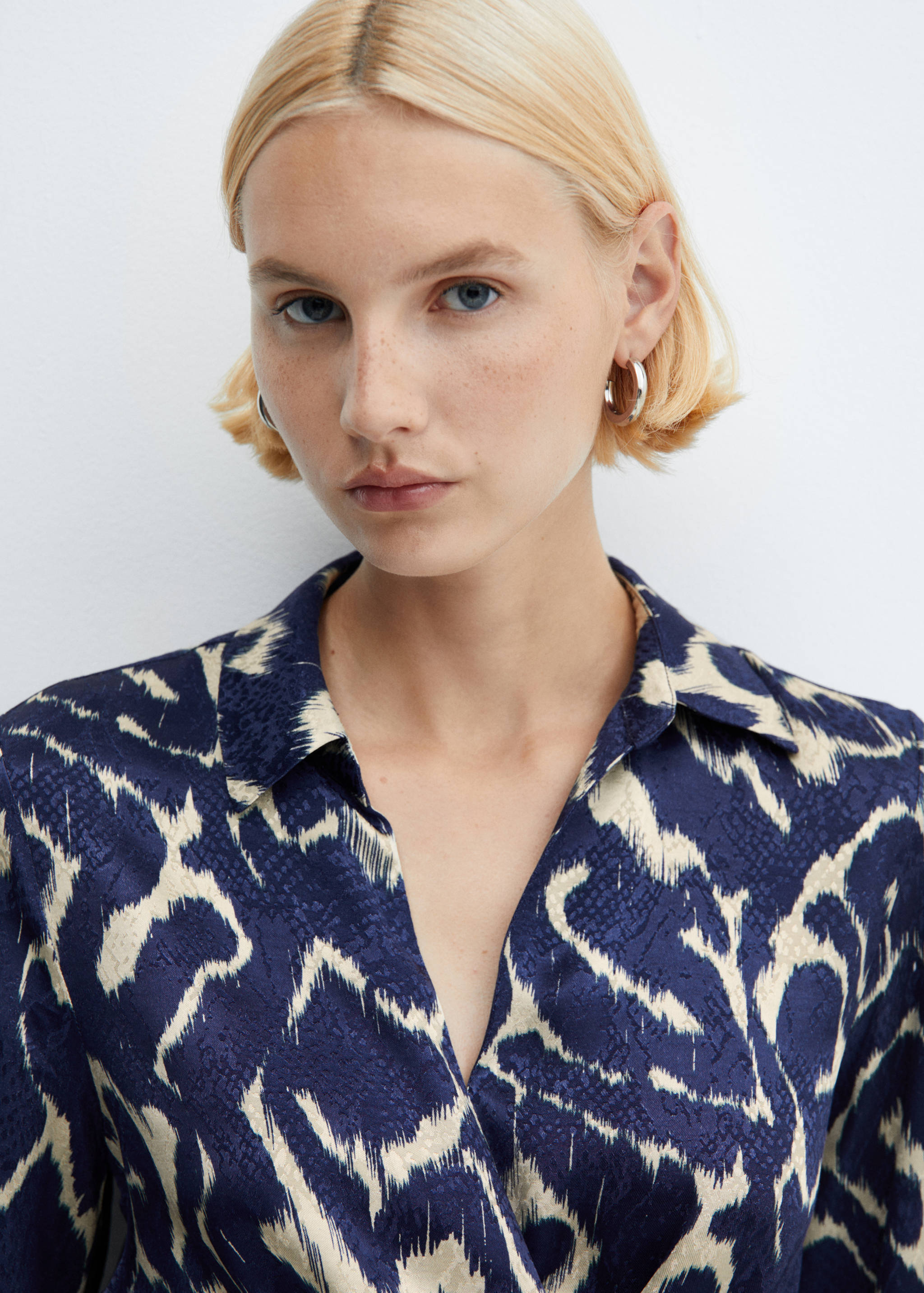 Knot print dress - Details of the article 1