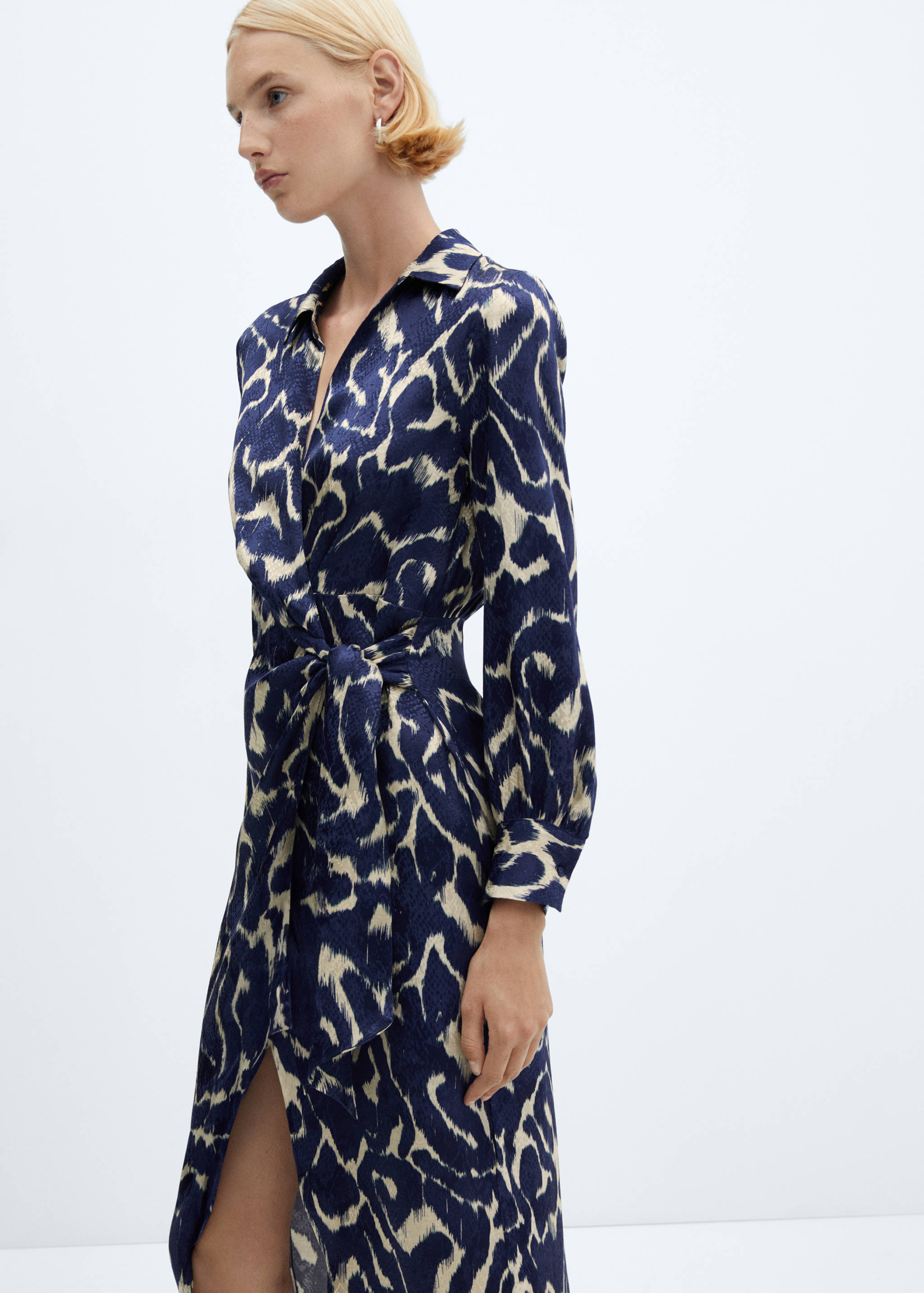 Knot print dress - Details of the article 2