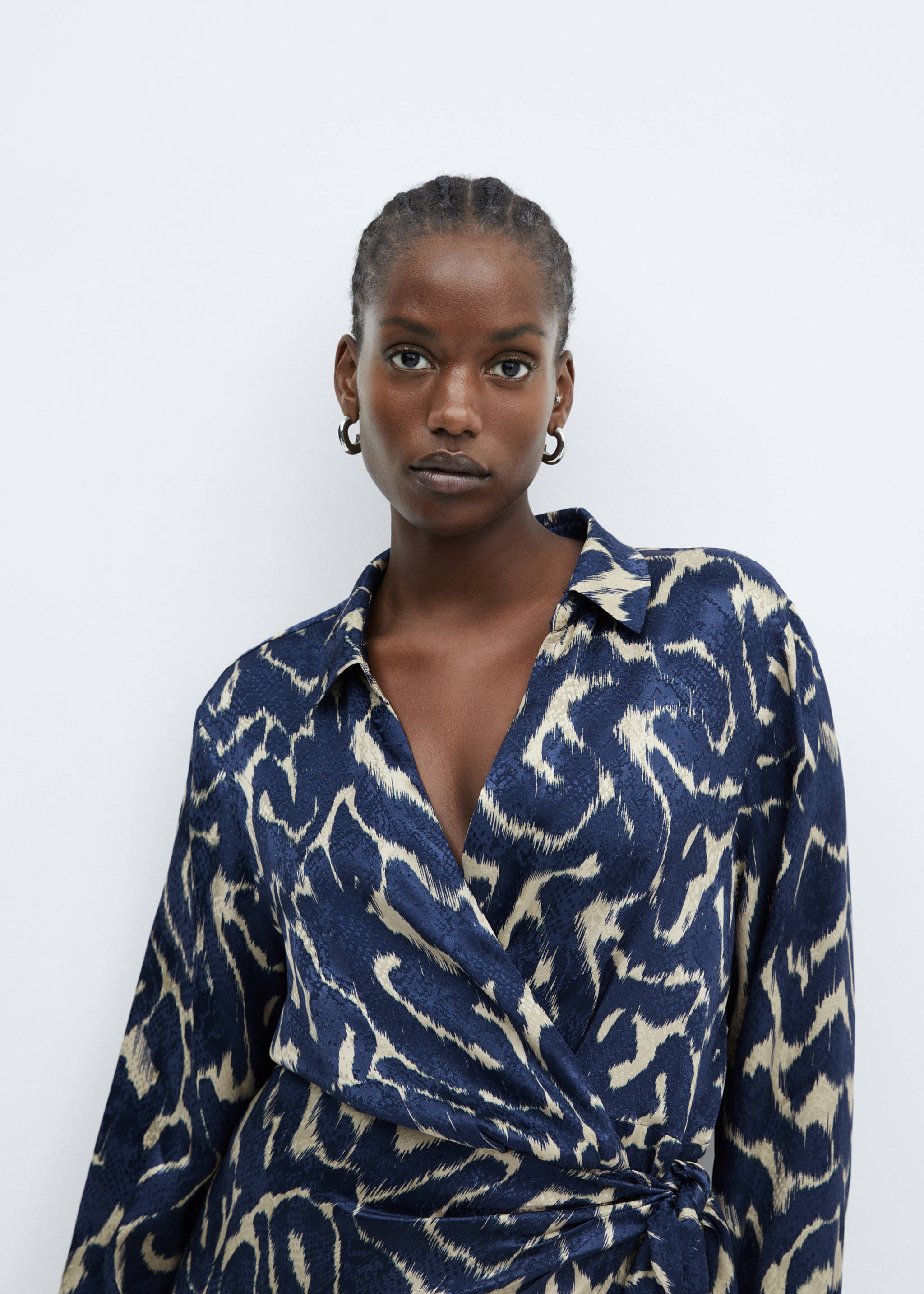 Knot print dress - Details of the article 4